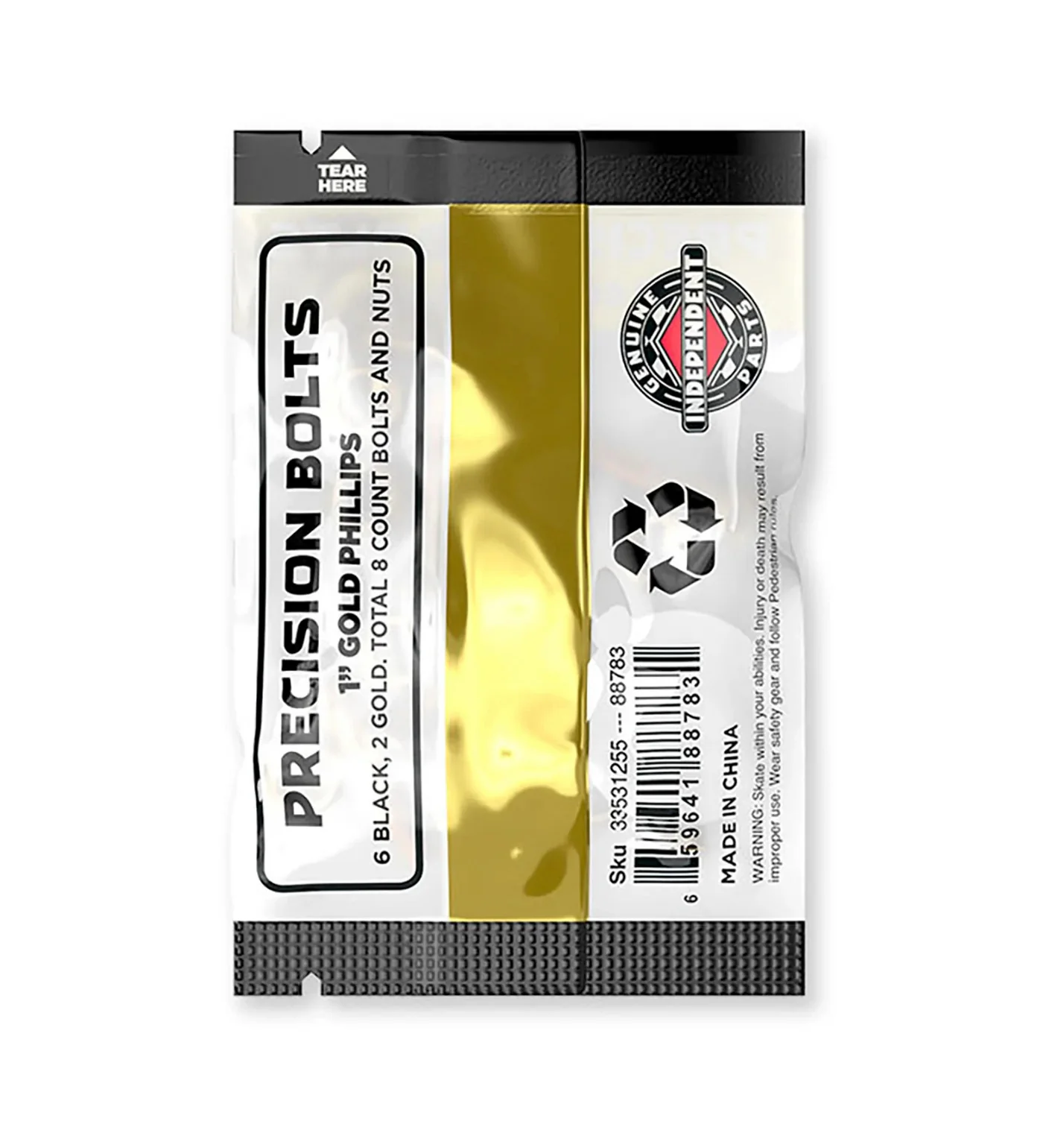 1" Phillips, Gold/Black - Image 2