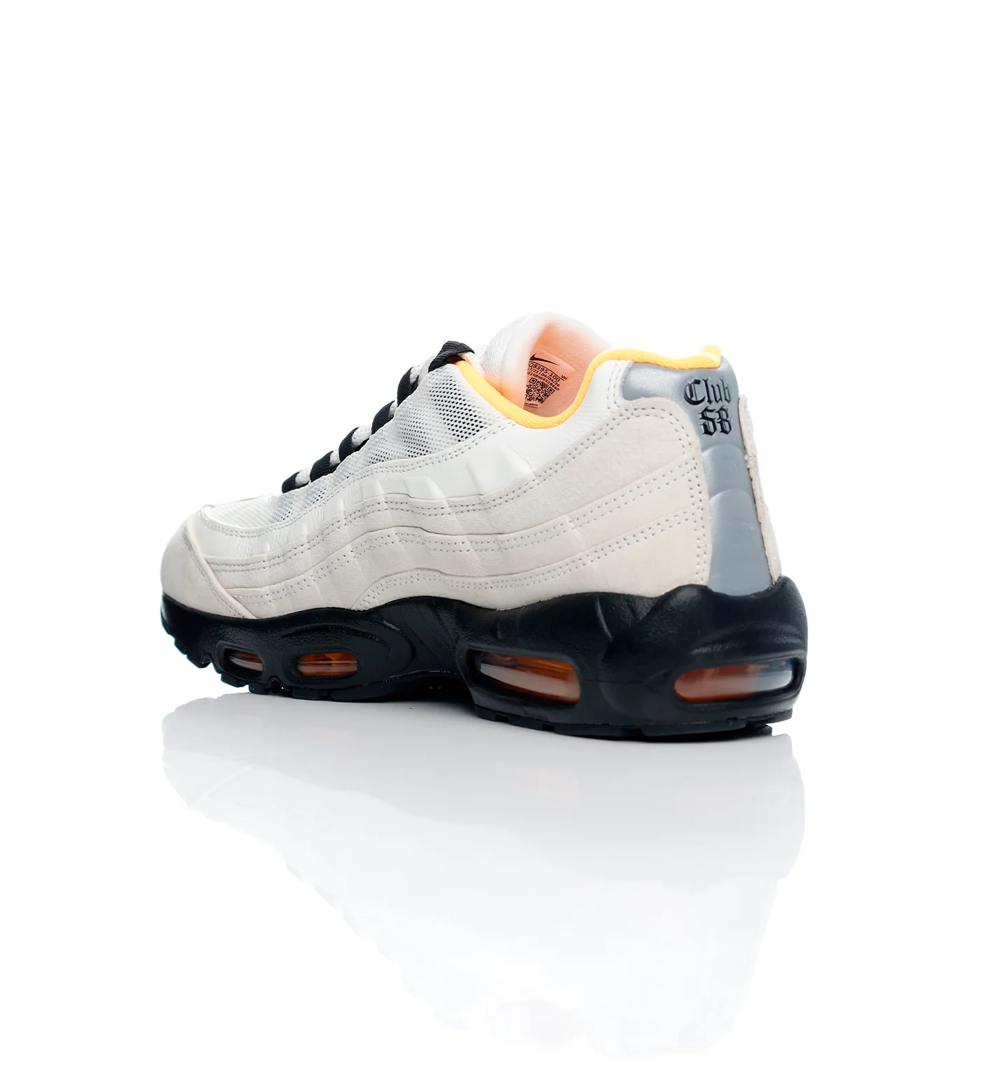 Air Max 95 WCP, Sail/Black/Laser Orange - Image 3