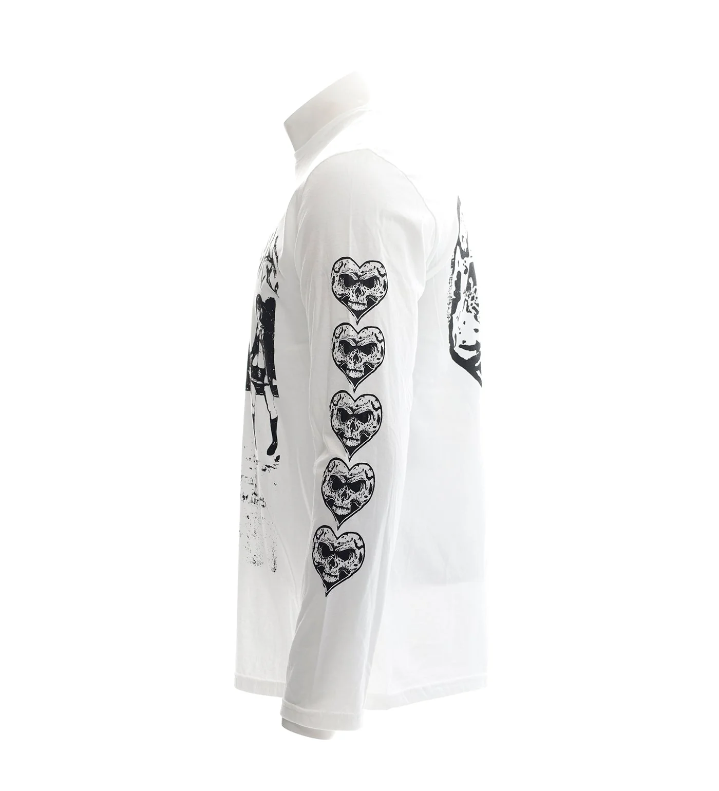 Anime Knife Fight L/S, White - Image 3