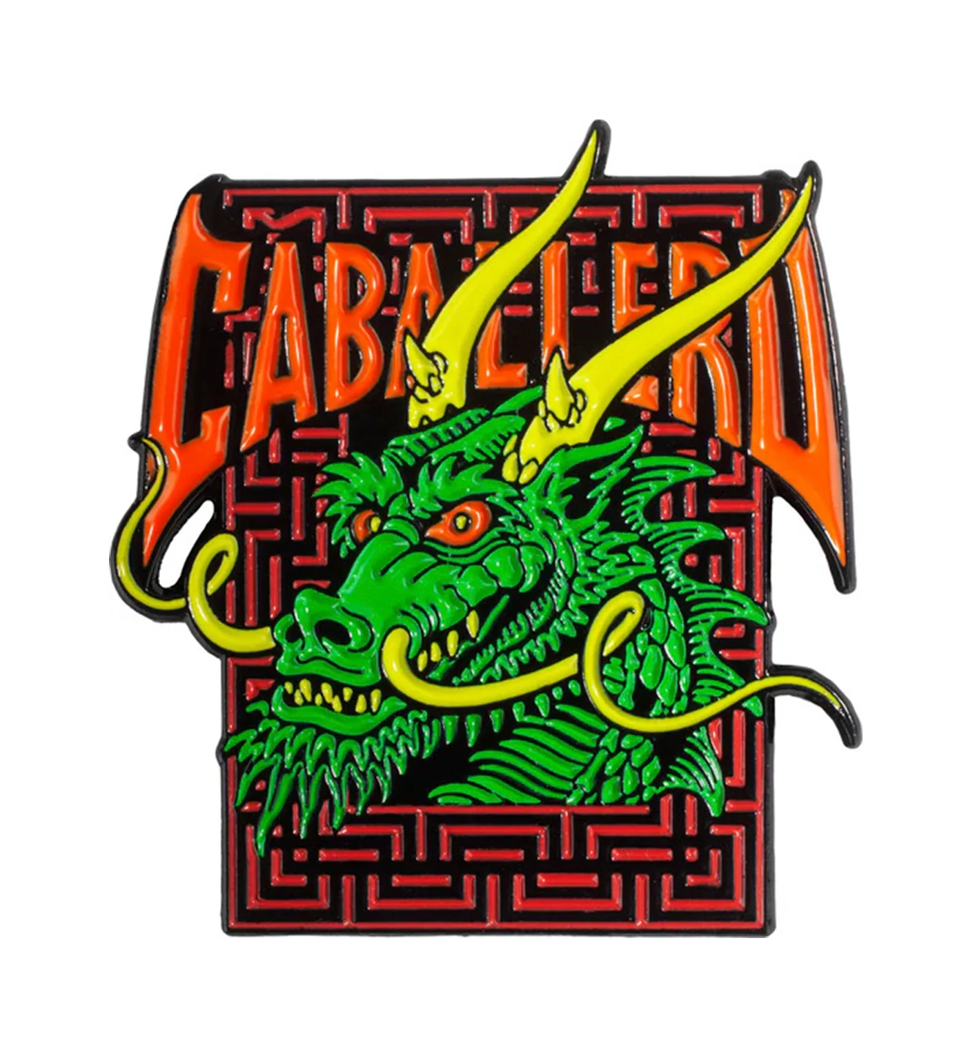 Caballero Dragon Pin, Green
