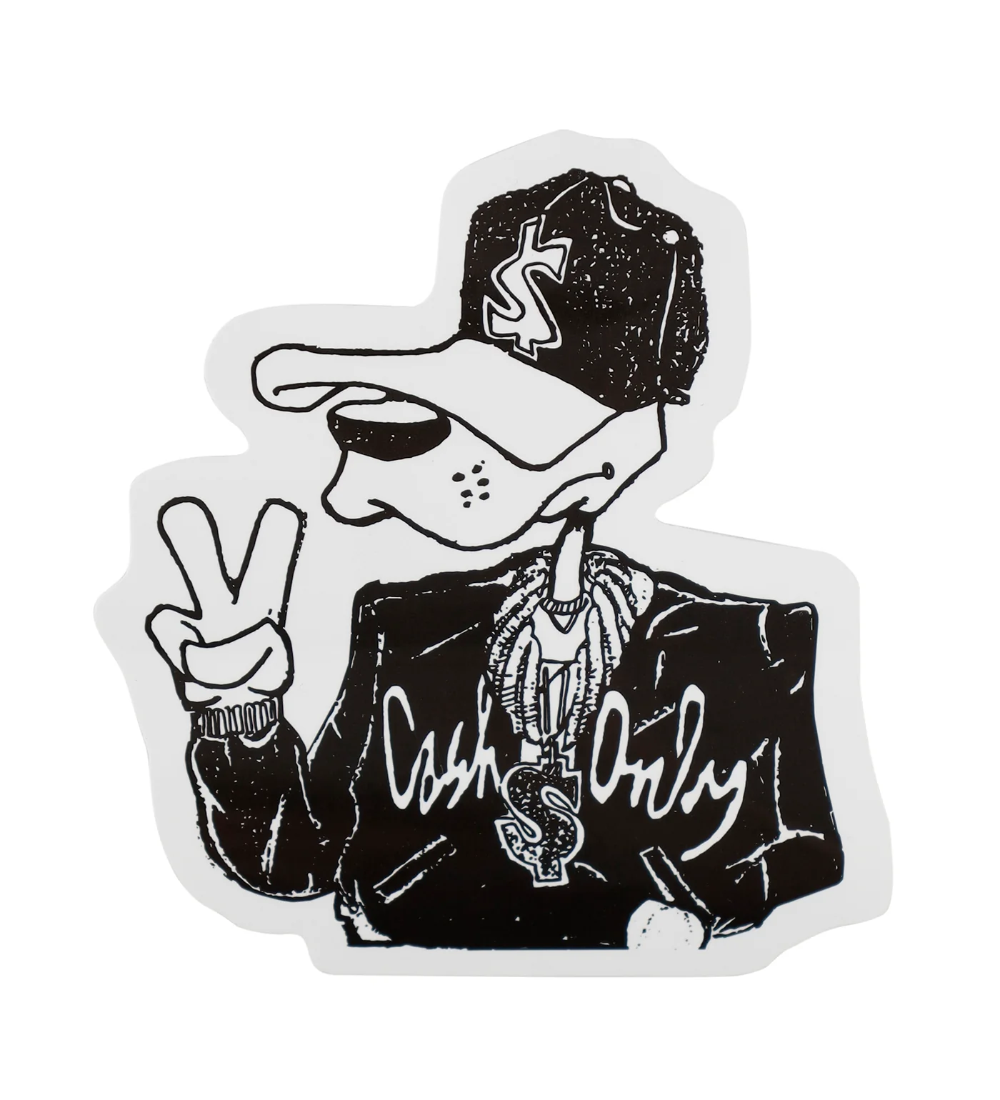 Peace Dawg, Black/White