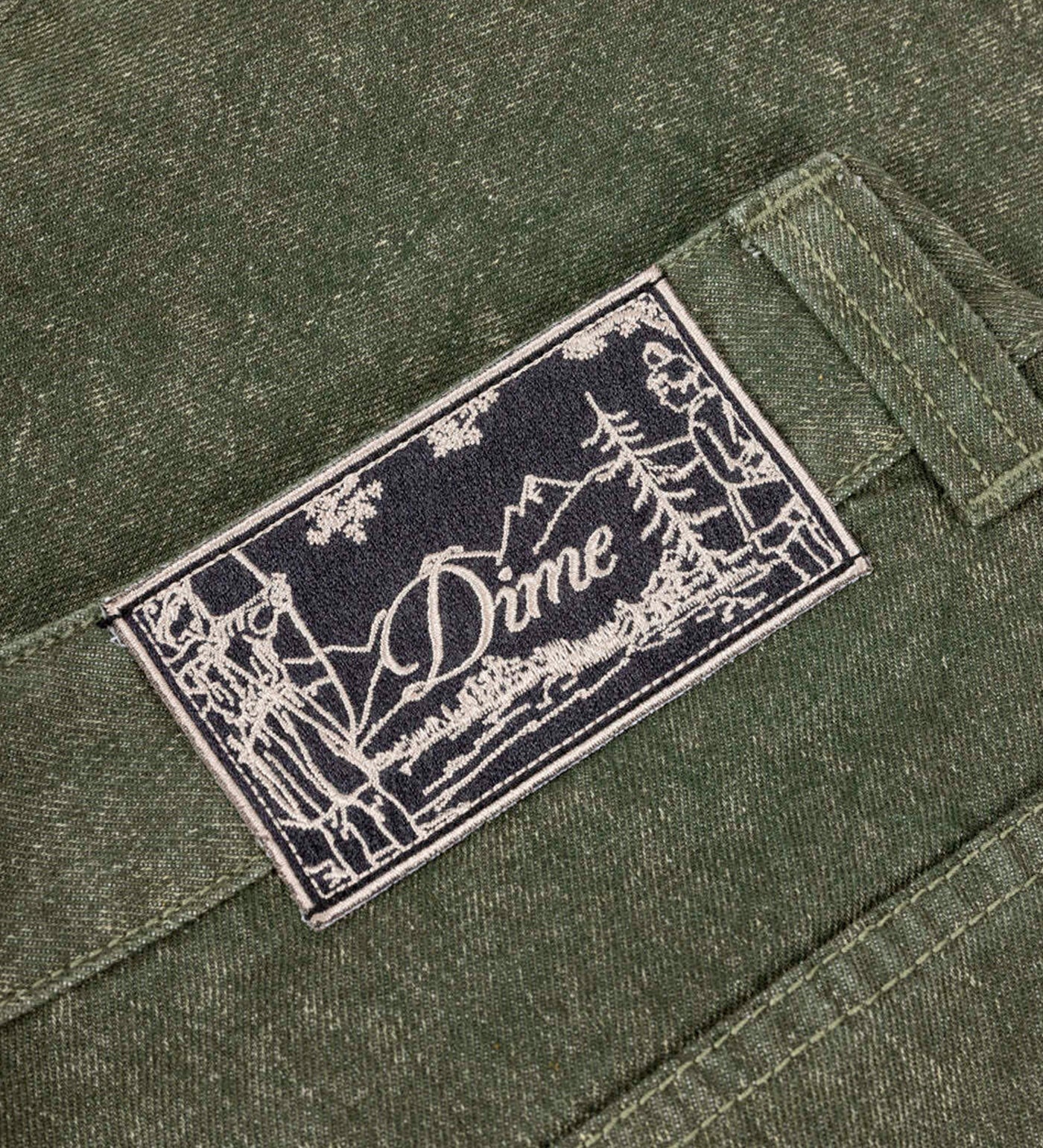 Classic Denim Short, Electric Green - Image 2