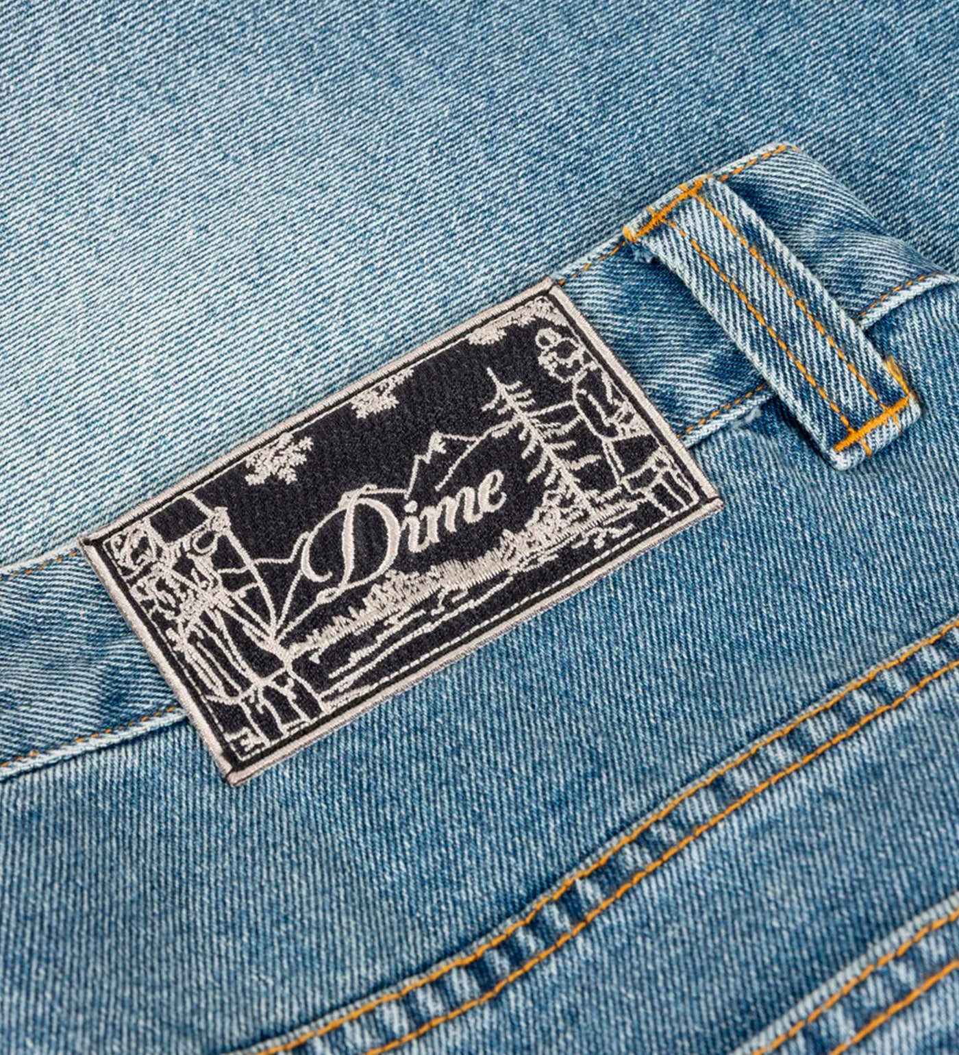 Classic Denim Short, Sandblasted Indigo - Image 2