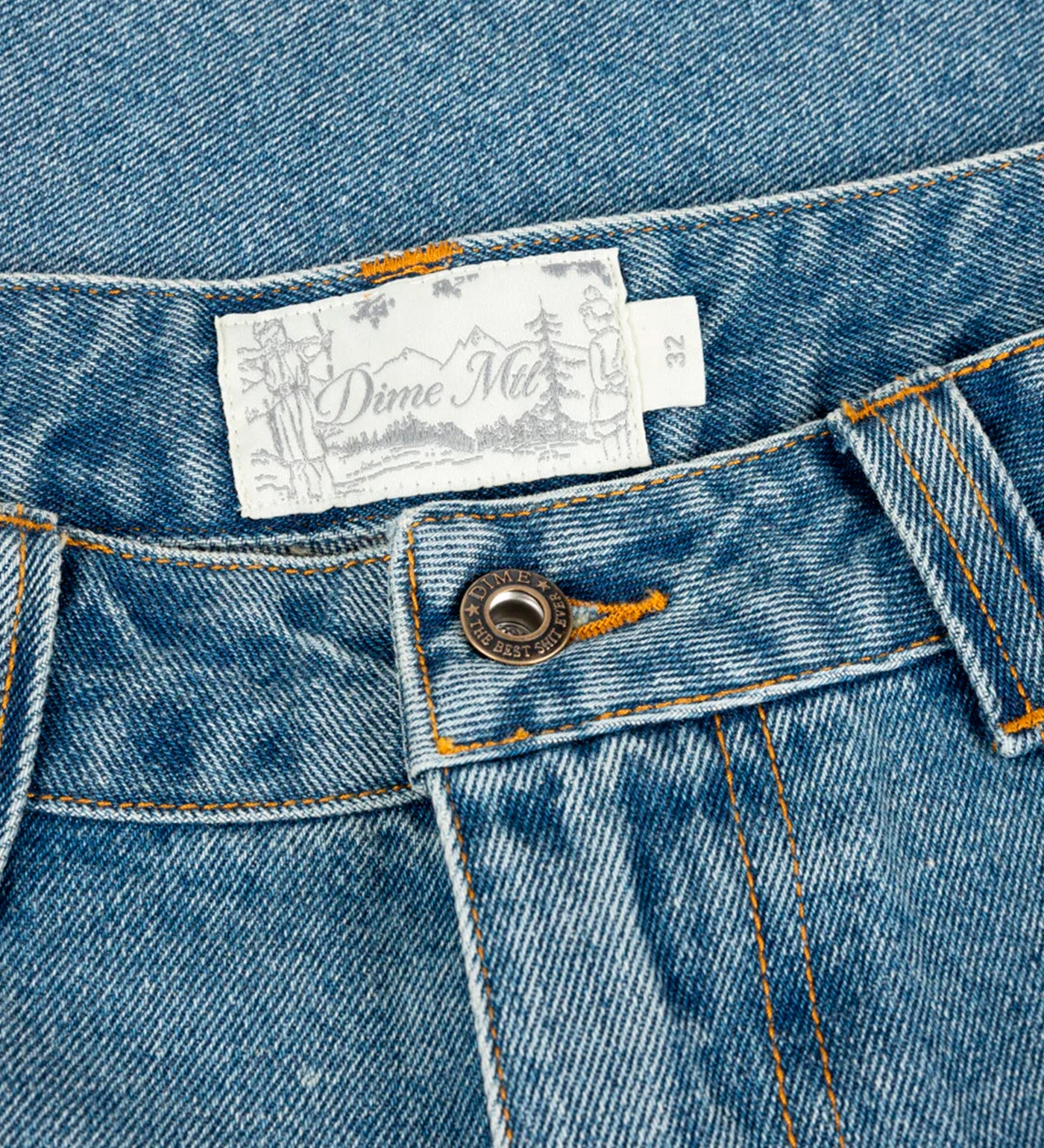 Classic Denim Short, Sandblasted Indigo - Image 3