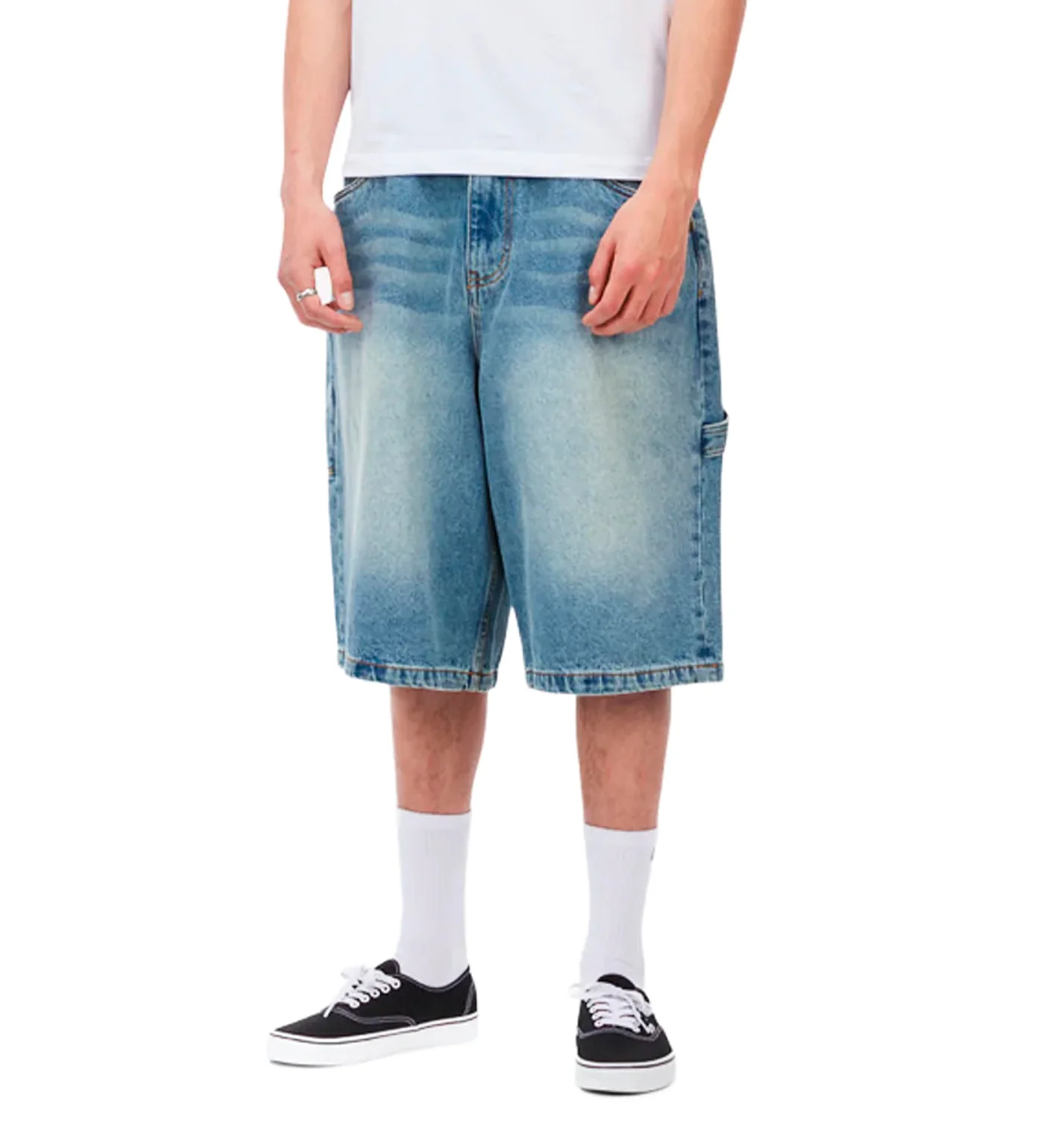 Classic Denim Short, Sandblasted Indigo - Image 5