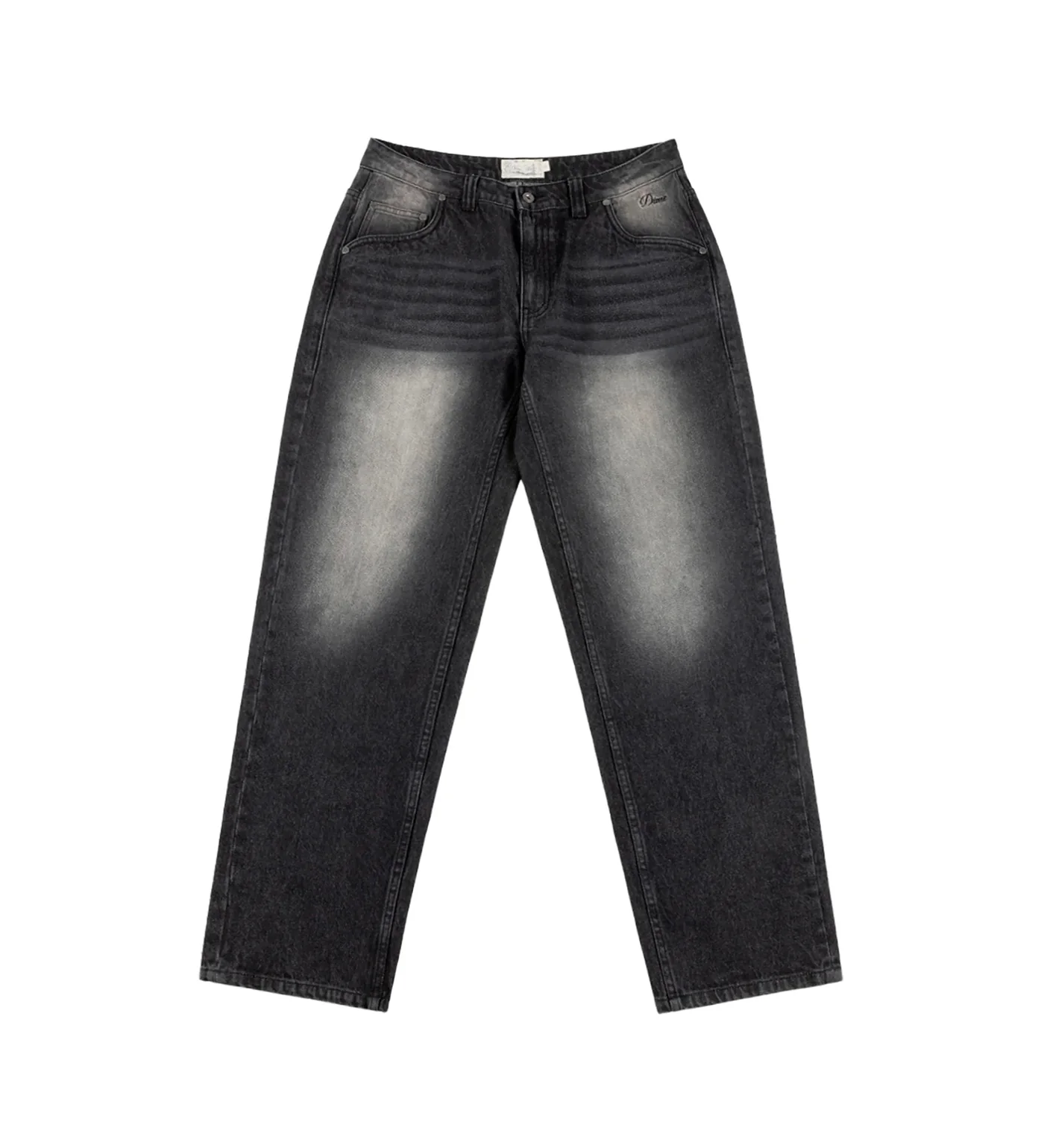 Classic Relaxed Denim, Sandblasted Black