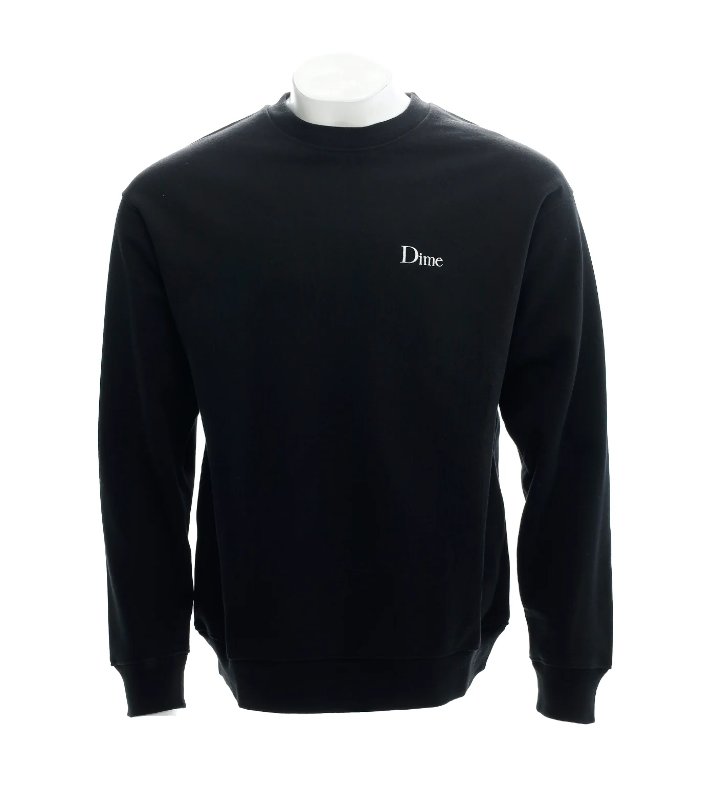 Classic Small Logo Crew, Black