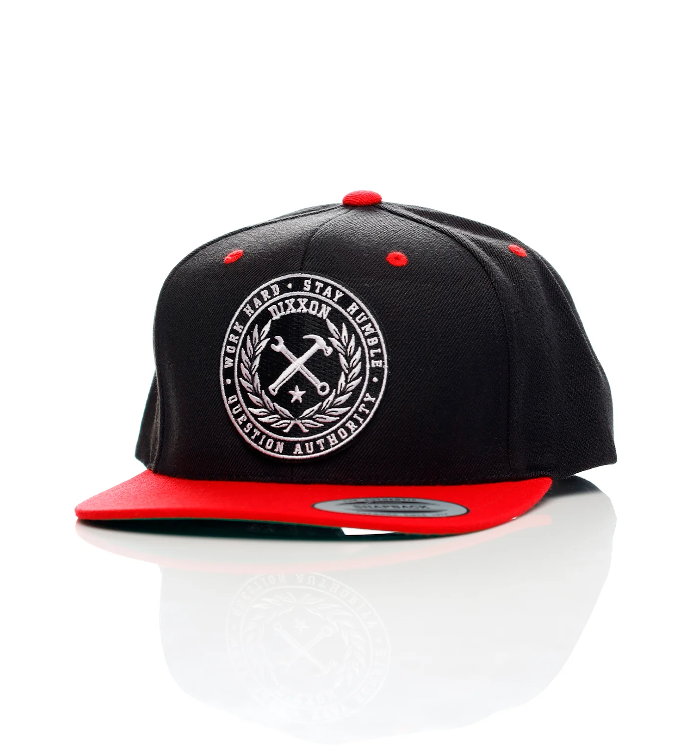 Crested, Black/Red