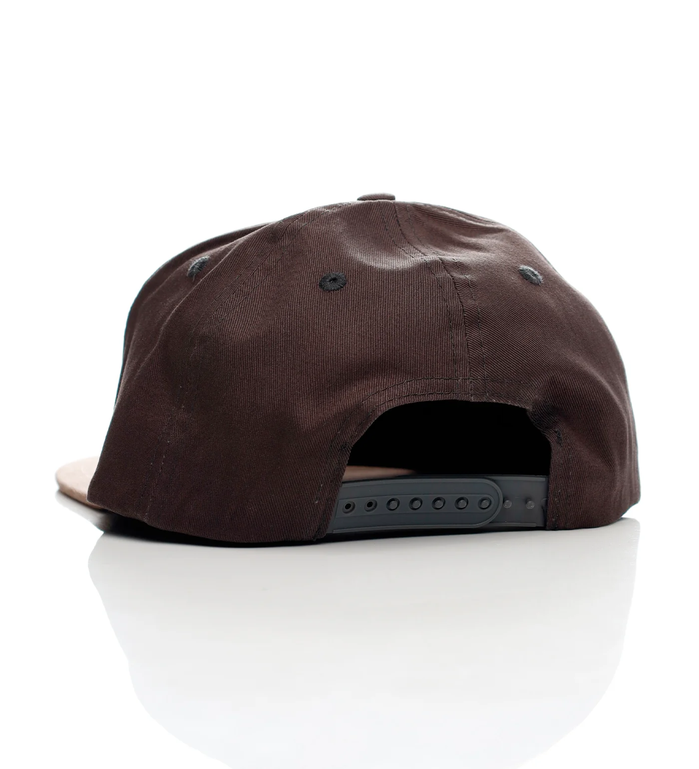 Cruz Label Snapback, Black/Saddle - Image 2