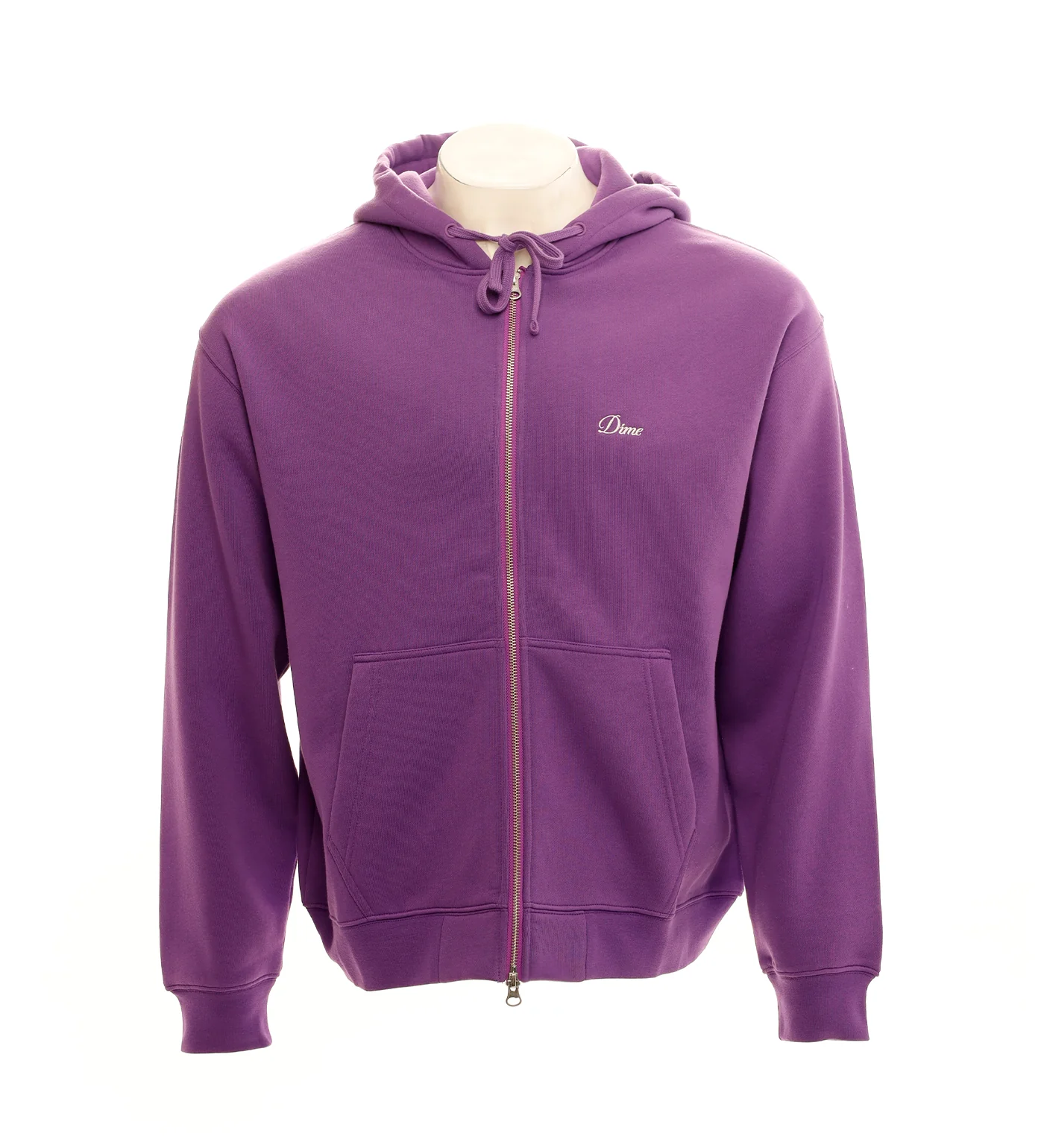Cursive Zip, Dark Purple