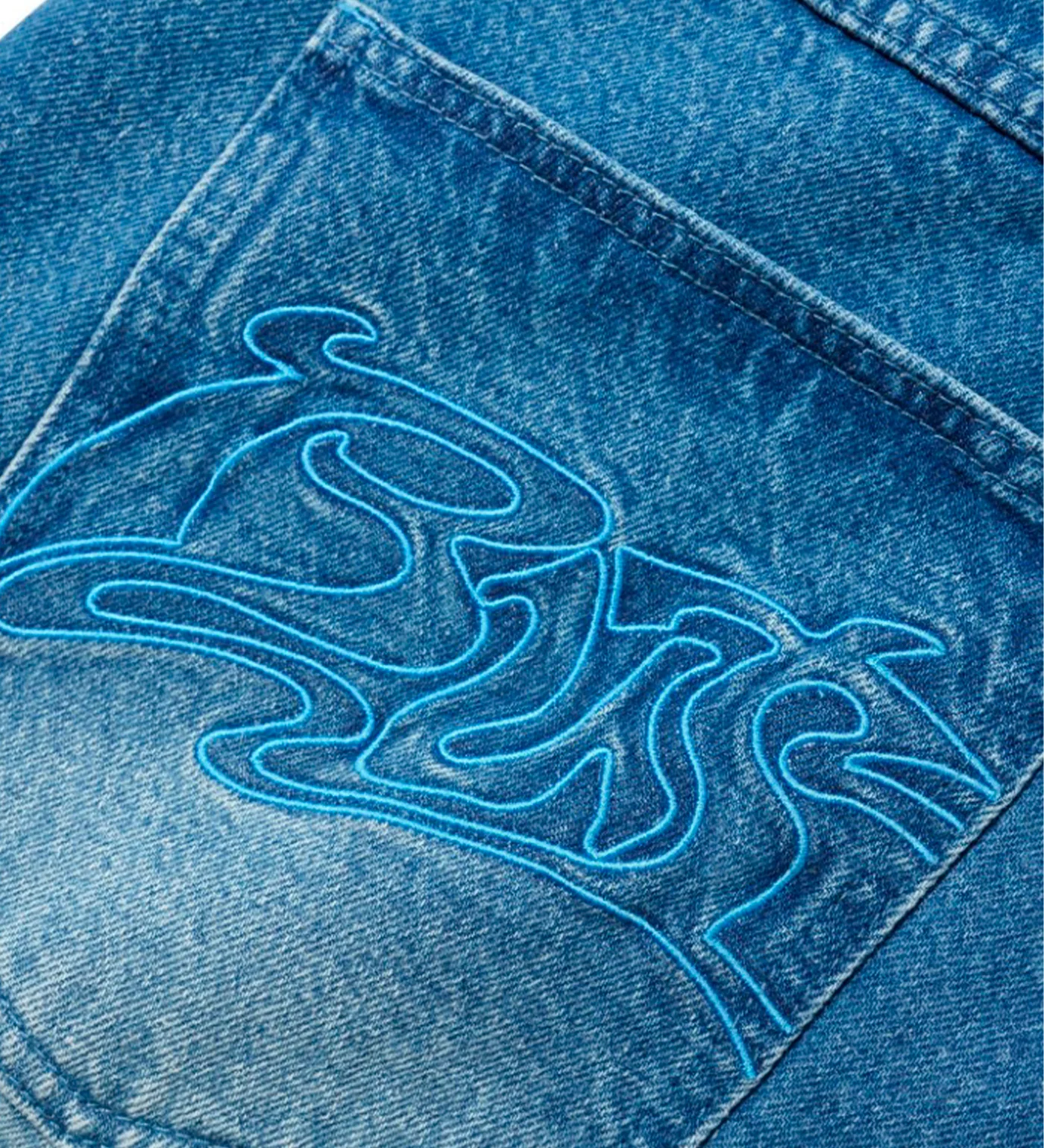 Drummer Baggy, Stone Wash Blue - Image 3