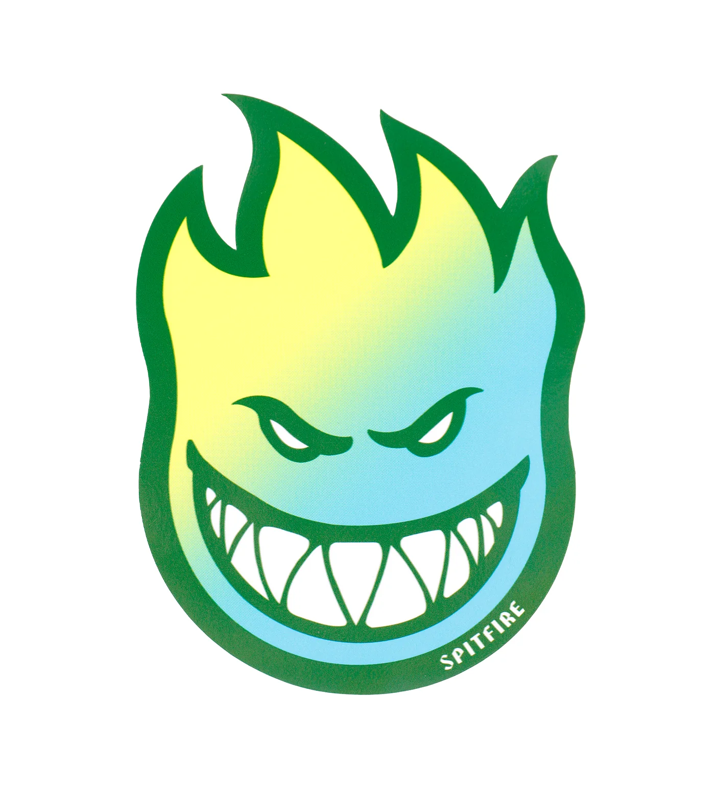 Fireball Fade Medium, Yellow/Blue/Green