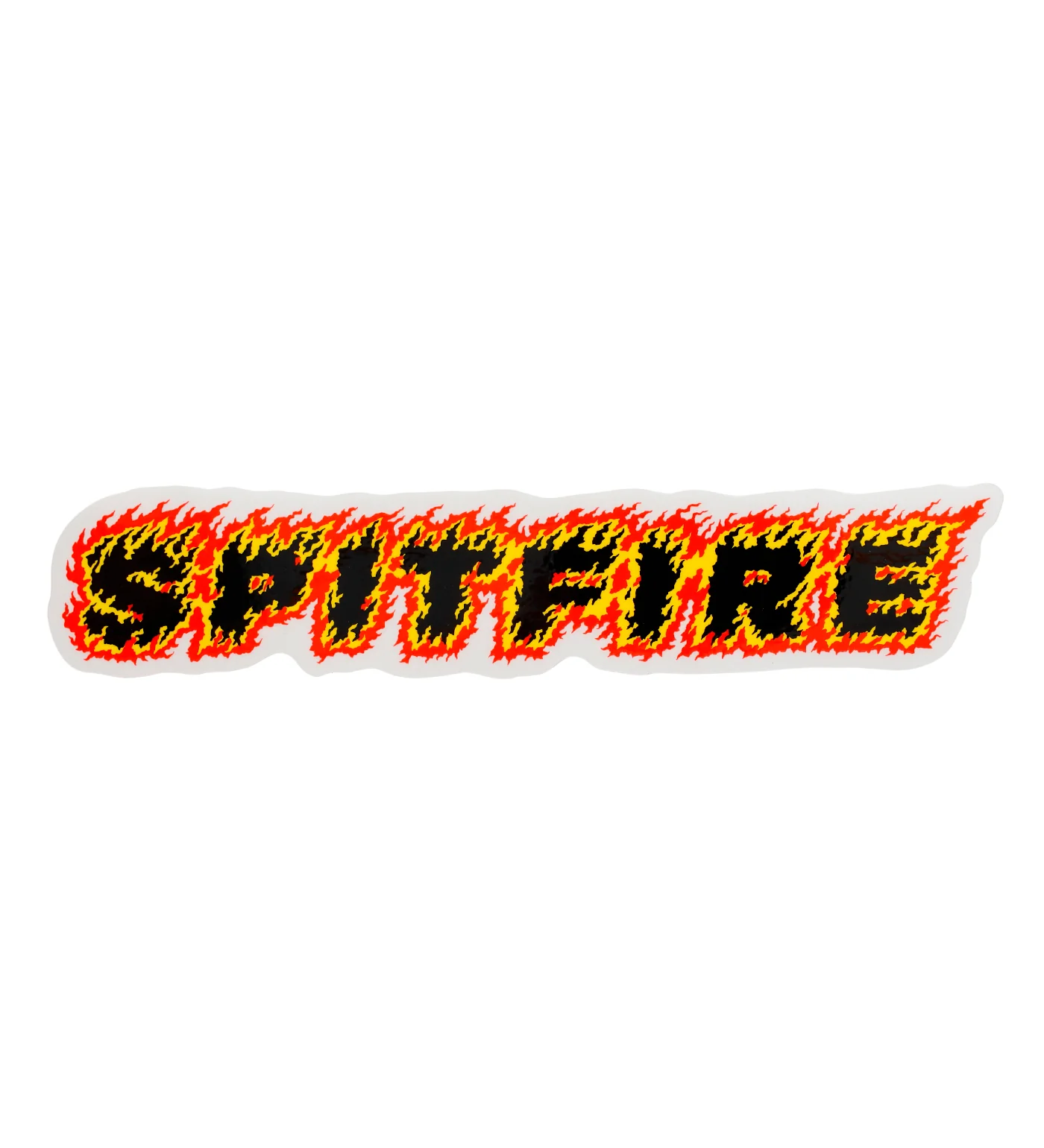 Flame Script Large, Orange/Red