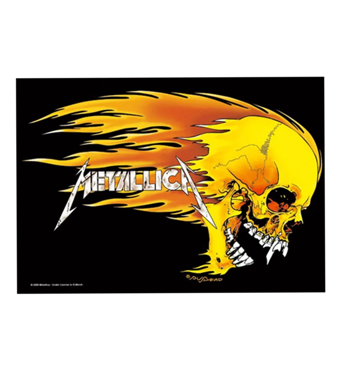 Flaming Skull