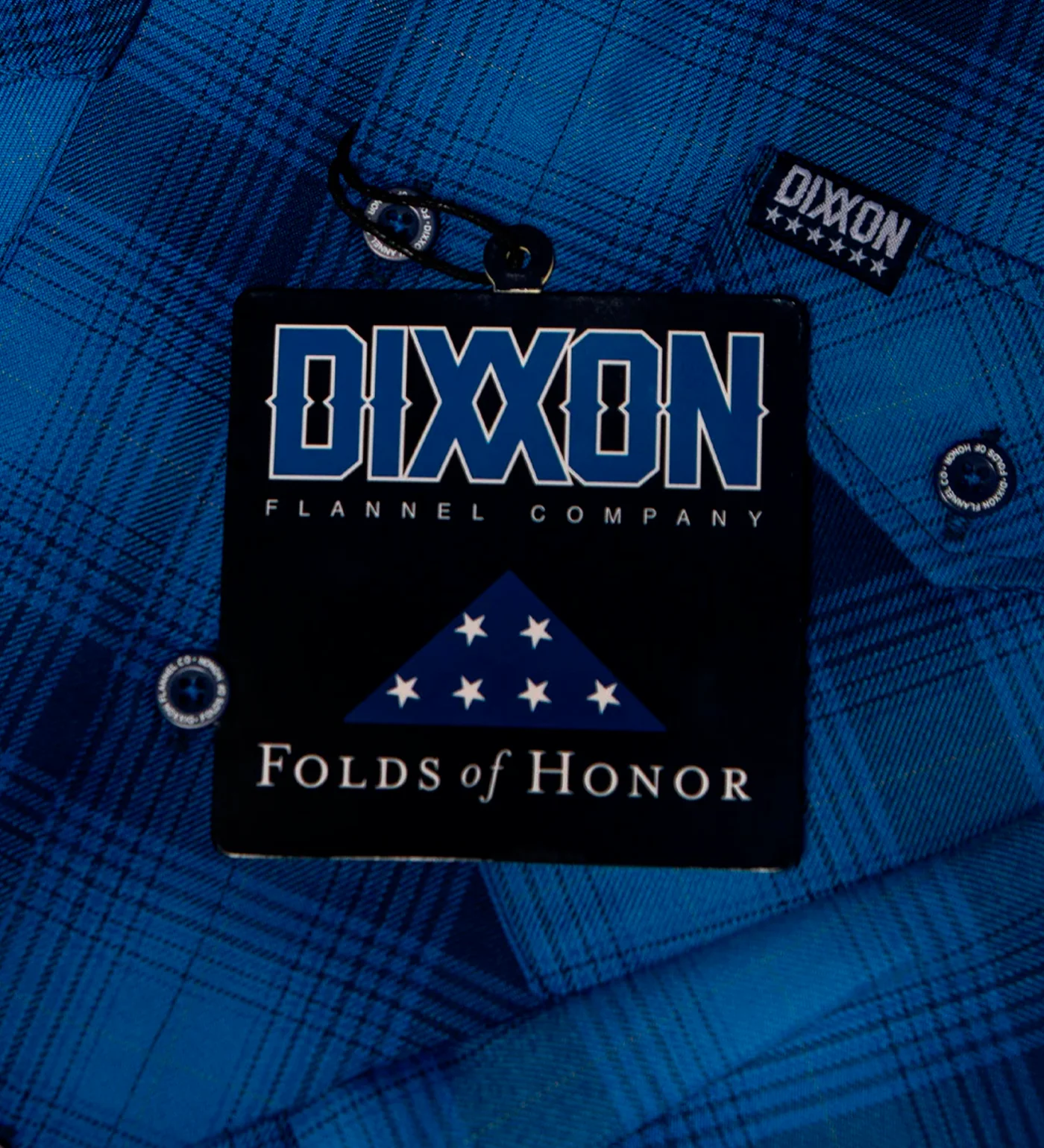Folds Of Honor Flannel, Blue/Silver - Image 3