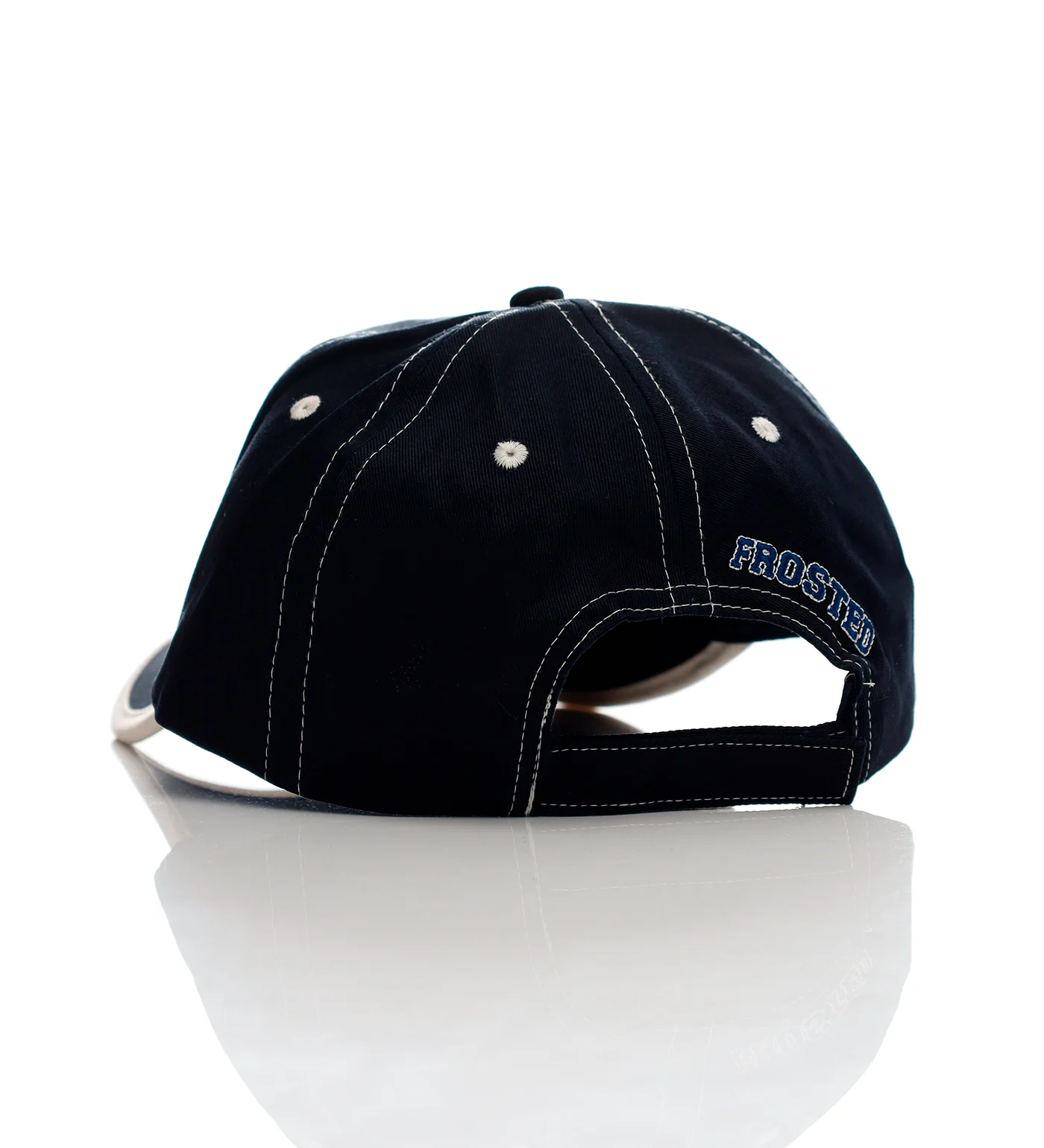 Frosted Embroidery, Navy/Beige - Image 2