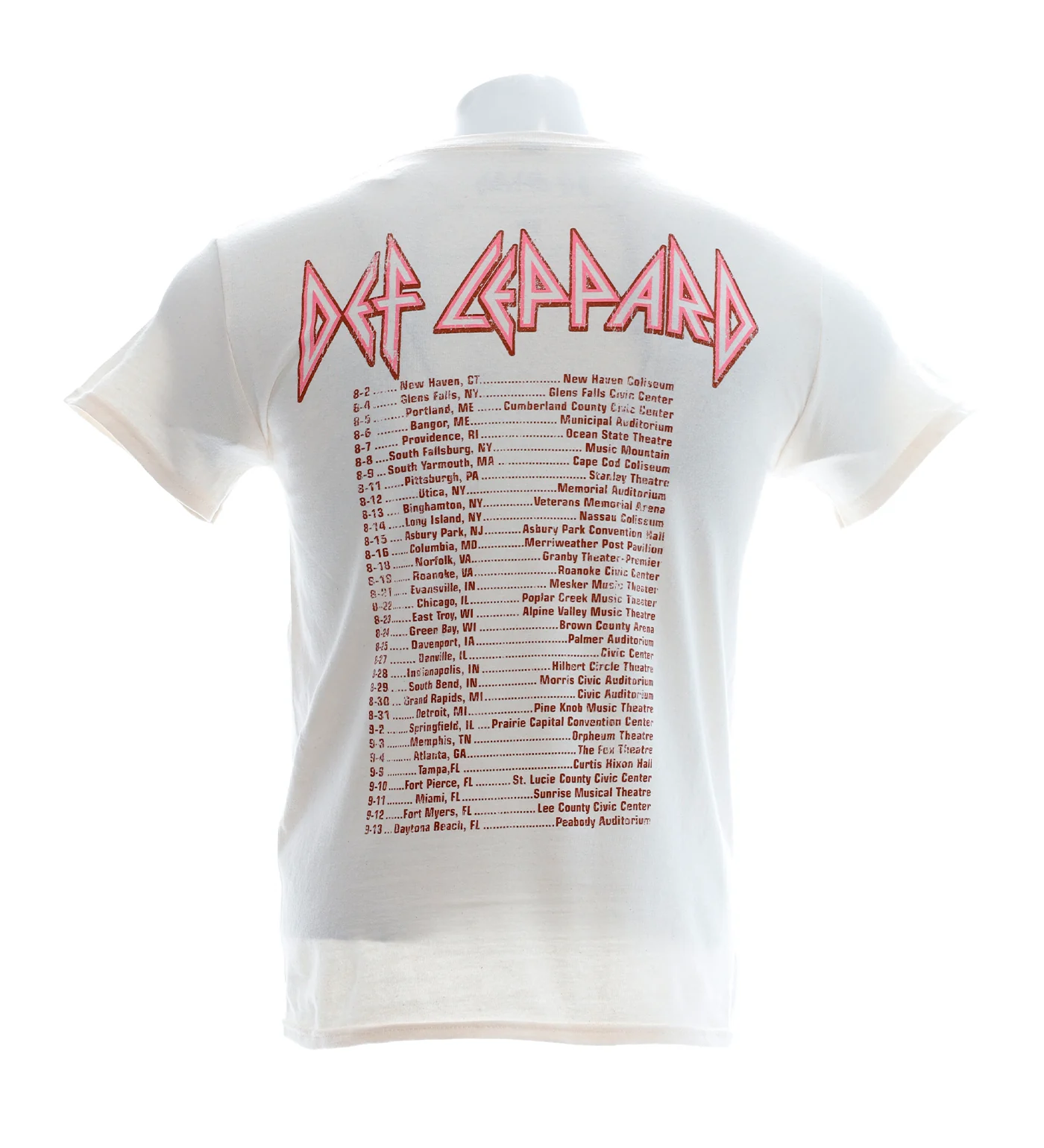 Hysteria Tour 81, Cream - Image 2