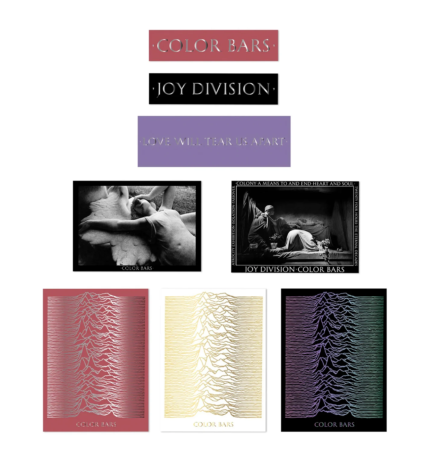 x Joy Division Sticker Pack, Multi - Image 2