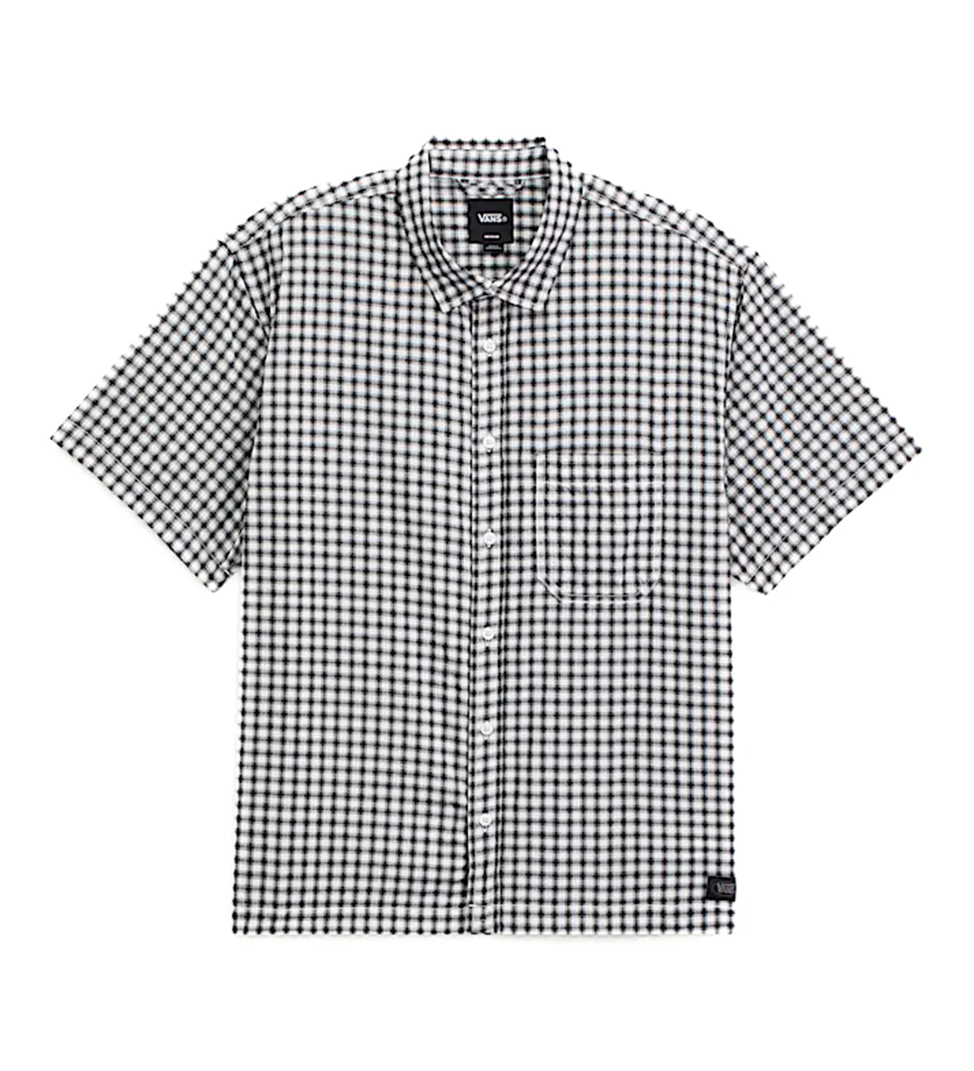 Larkspur Mini Plaid, White/Black