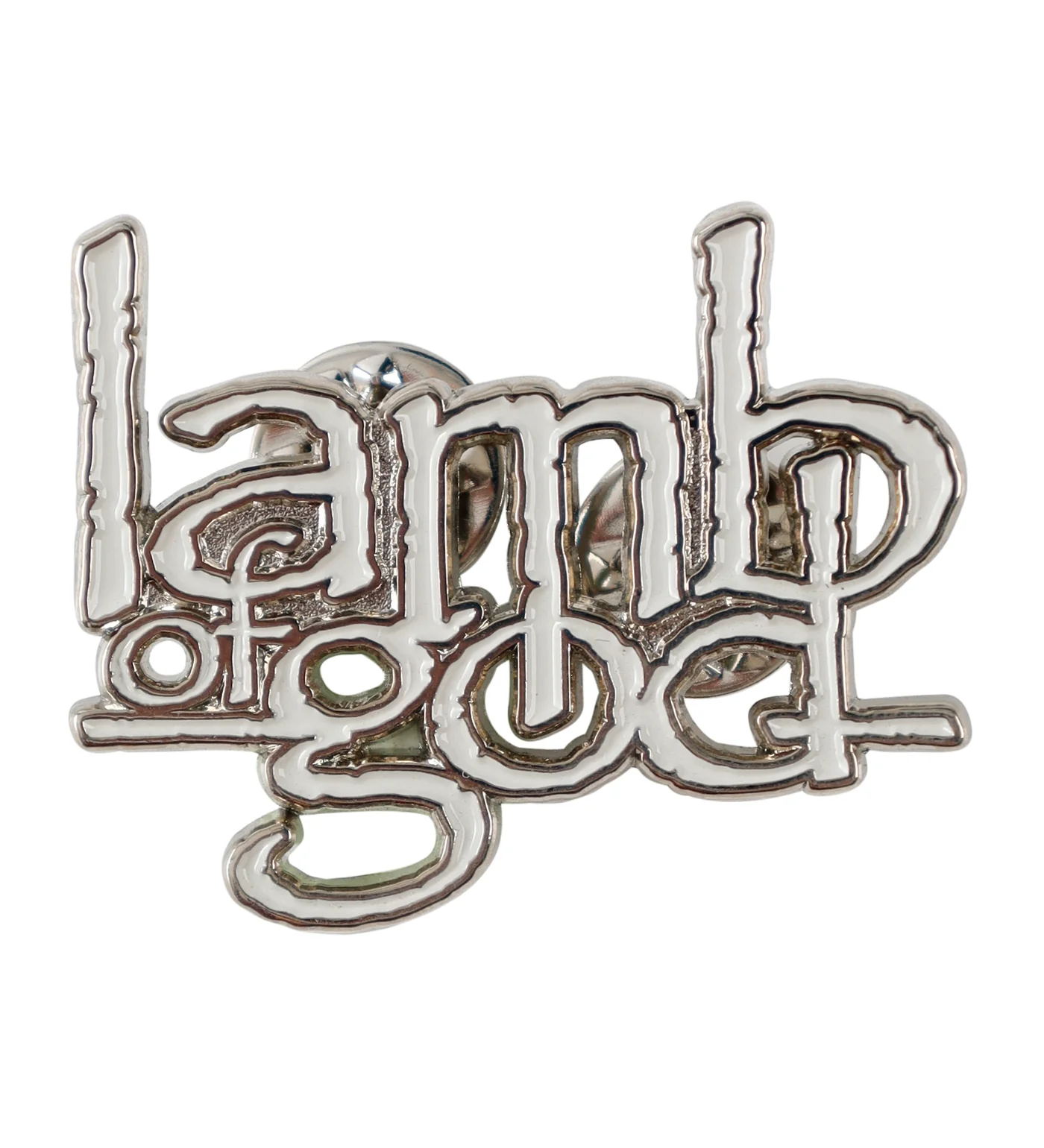 LOG Logo, White/Gold