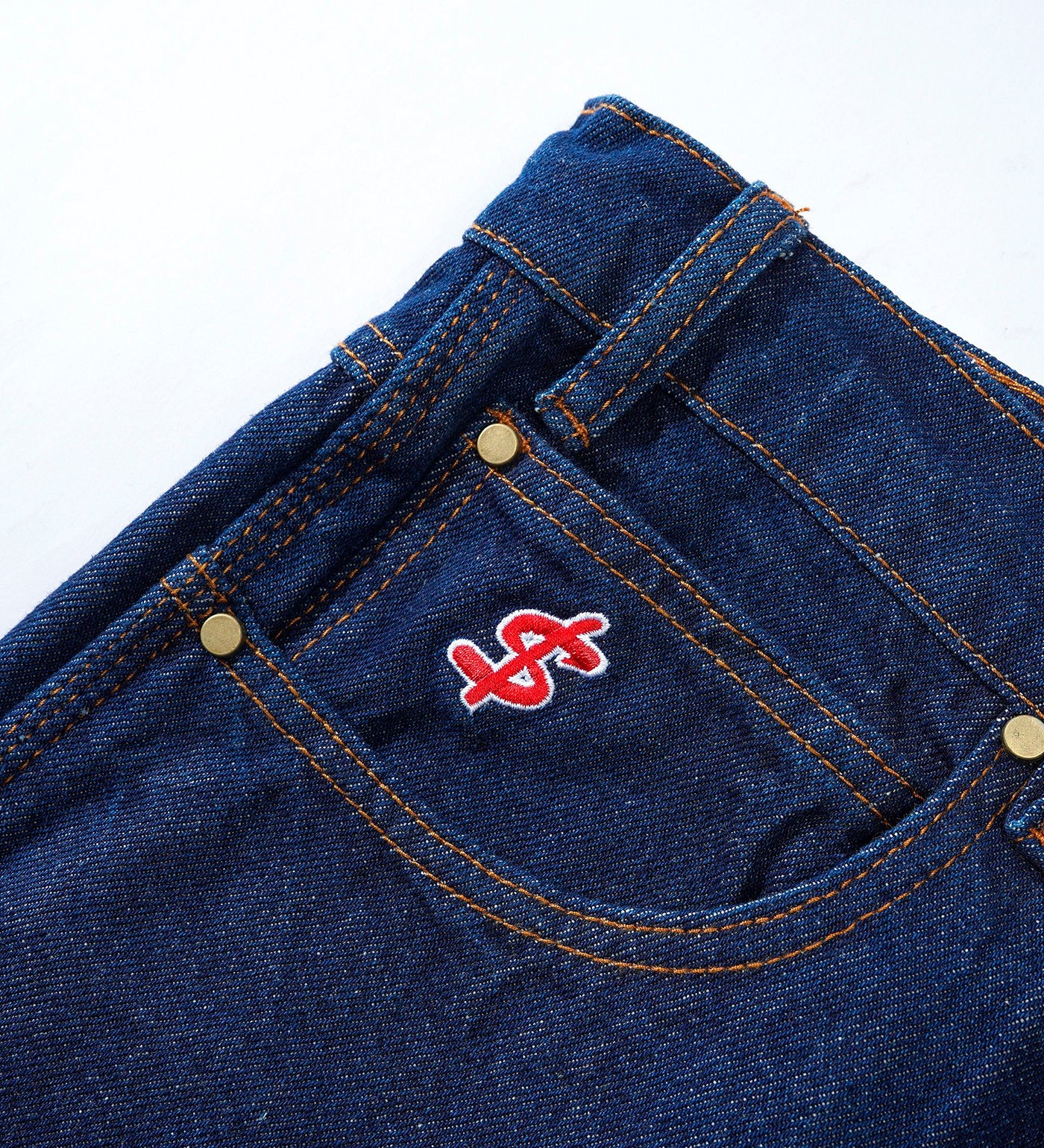 Logo Jorts, Raw Indigo - Image 5