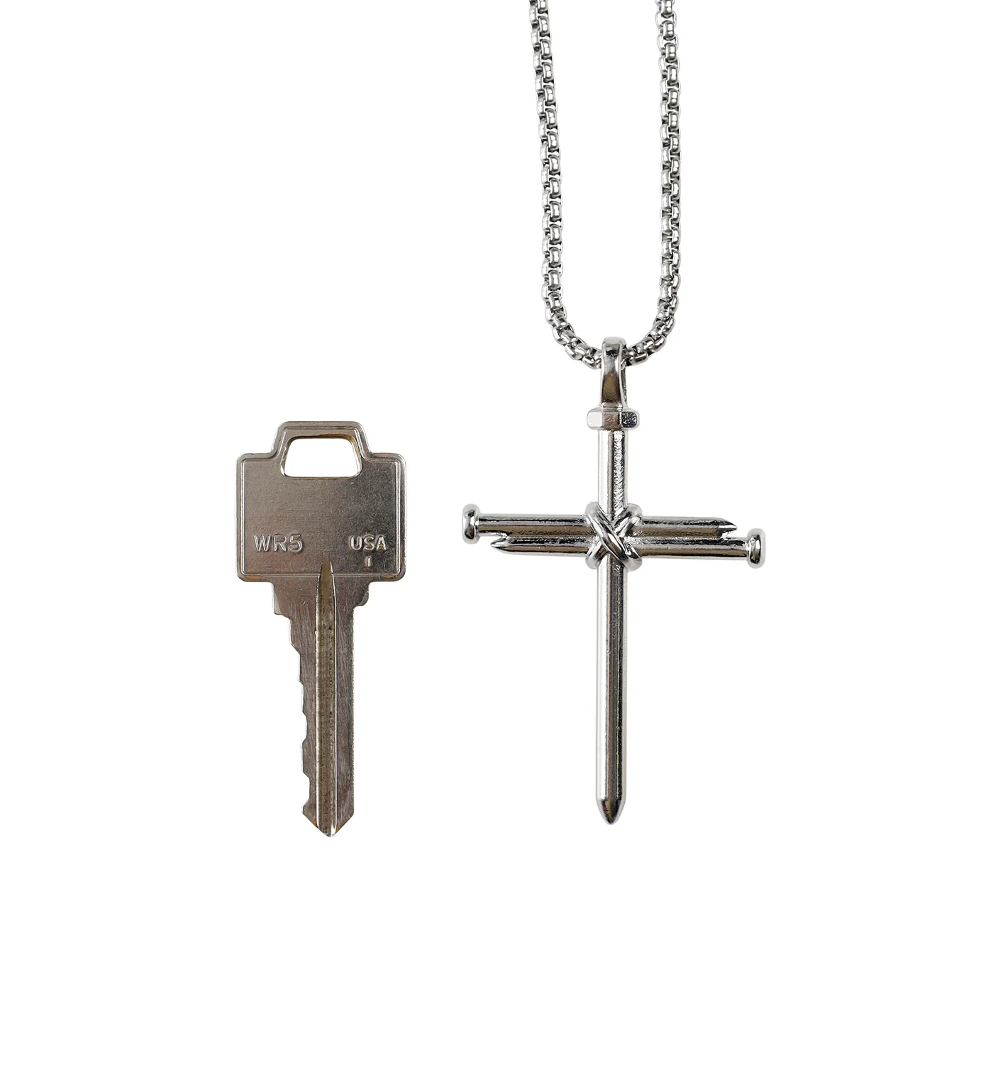 Nail Cross, Silver(2A) - Image 2