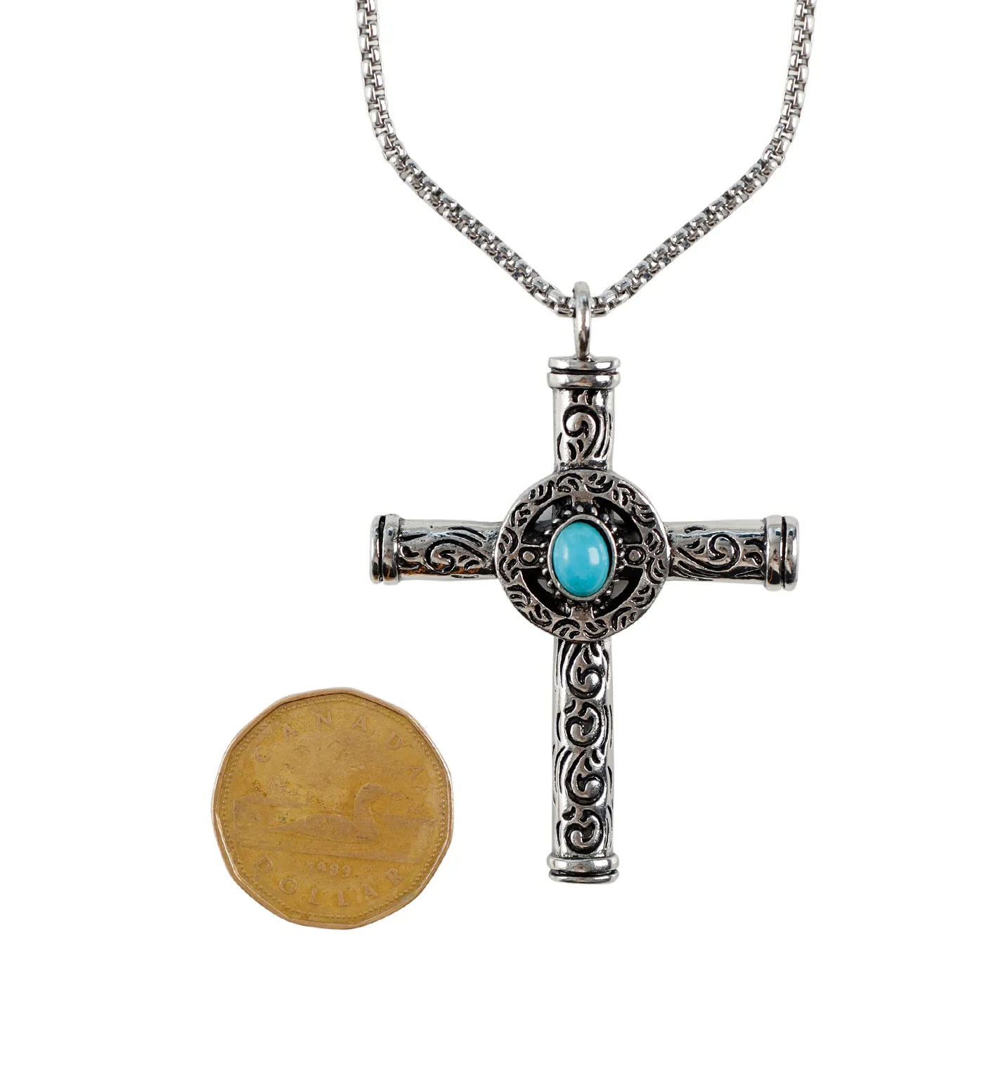 Ornate Cross, Silver(2A) - Image 2