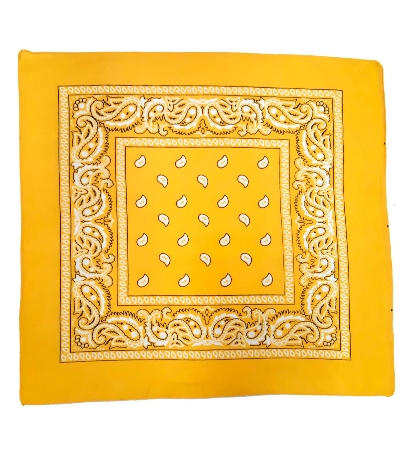 Paisley Bandana, Golden Yellow