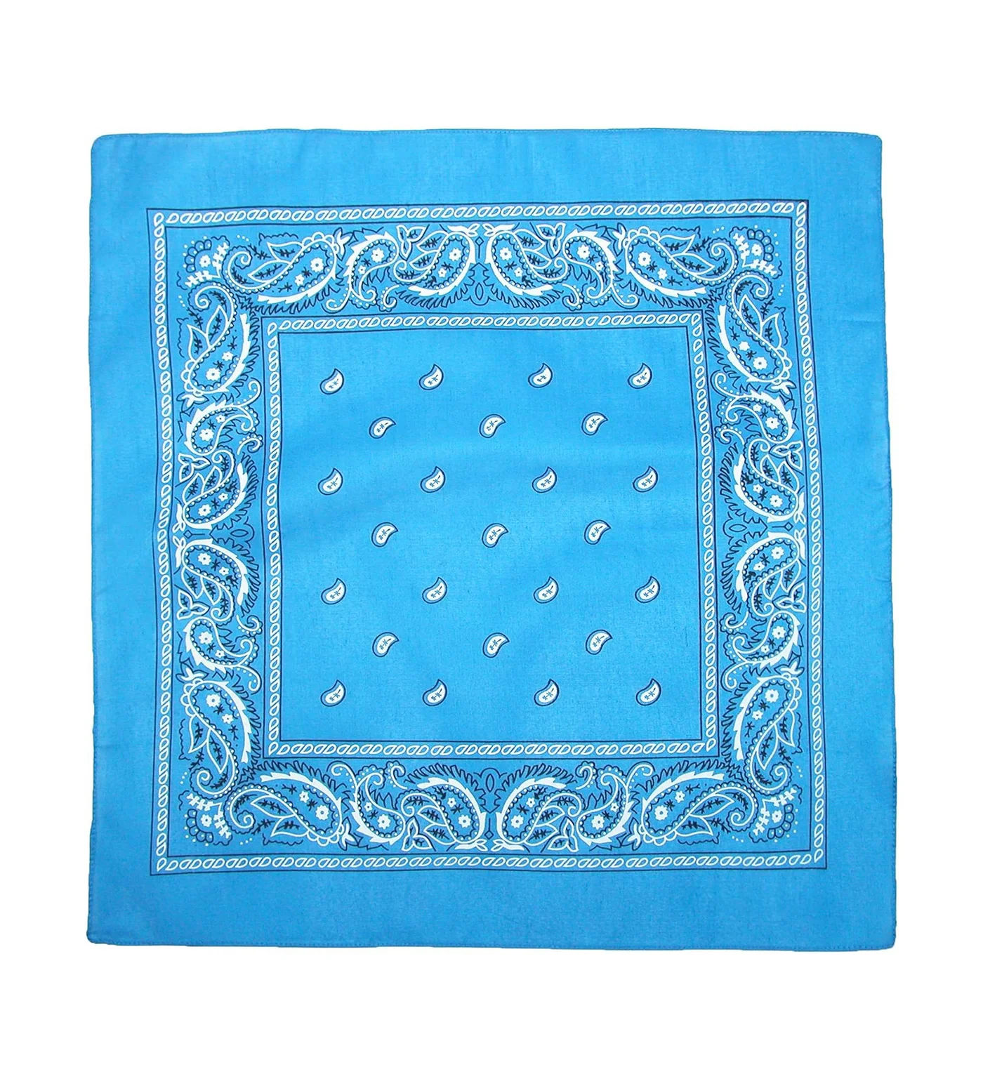 Paisley Bandana, Lake Blue