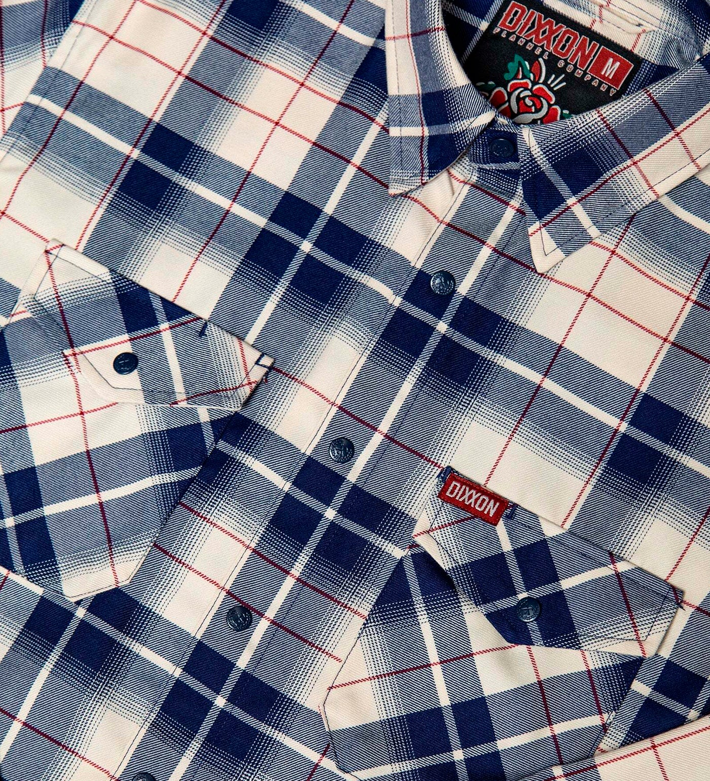 Passion Flannel , Blue/White - Image 2