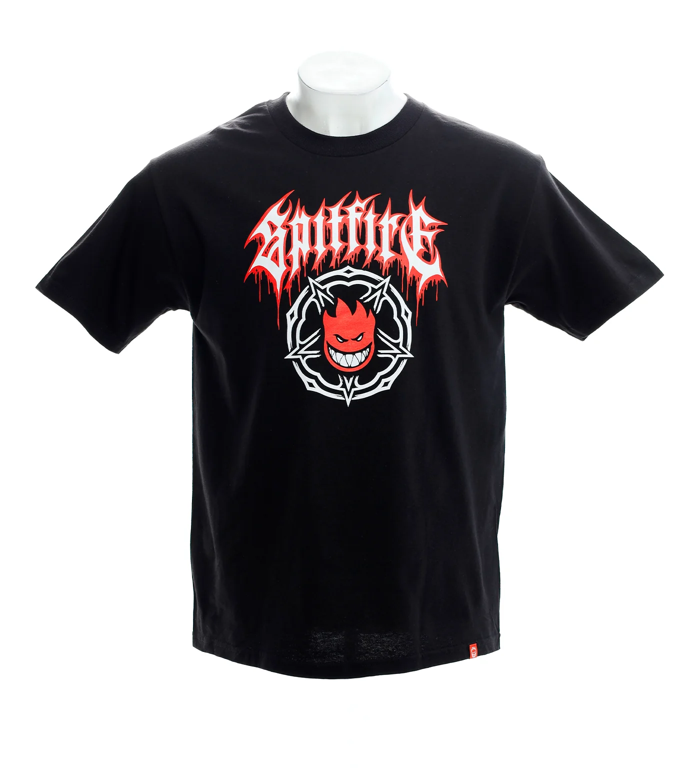 Pentagram Drip, Black/Red