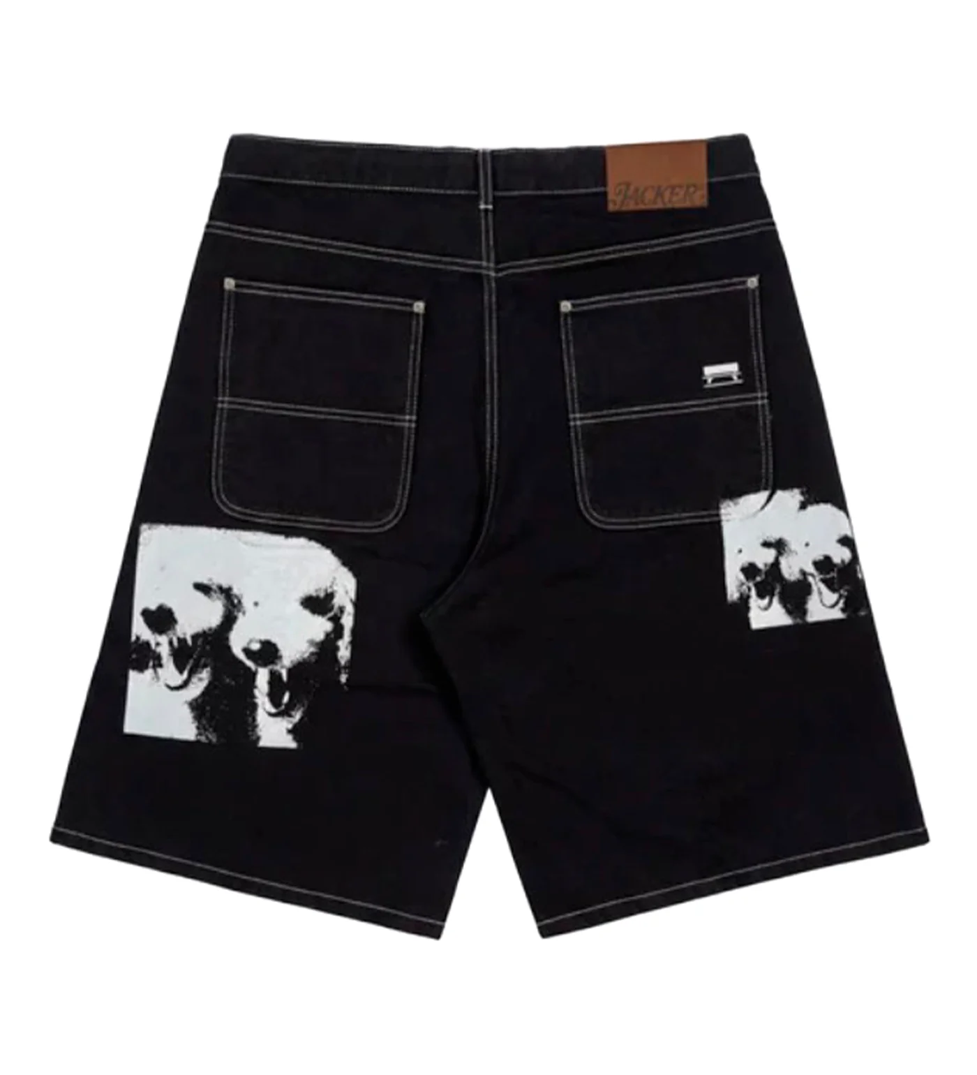 Poodle Pals Baggy Short, Black - Image 2