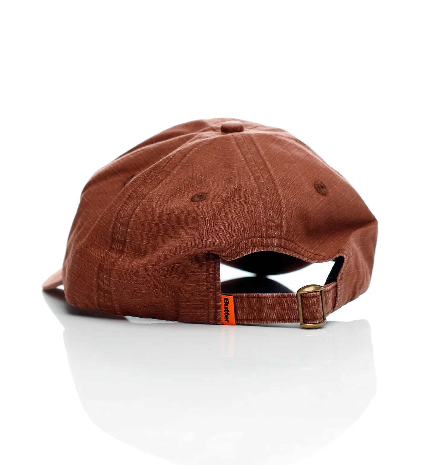 Ripstop Rounded Logo 6 Panel, Washed Brown - Image 2