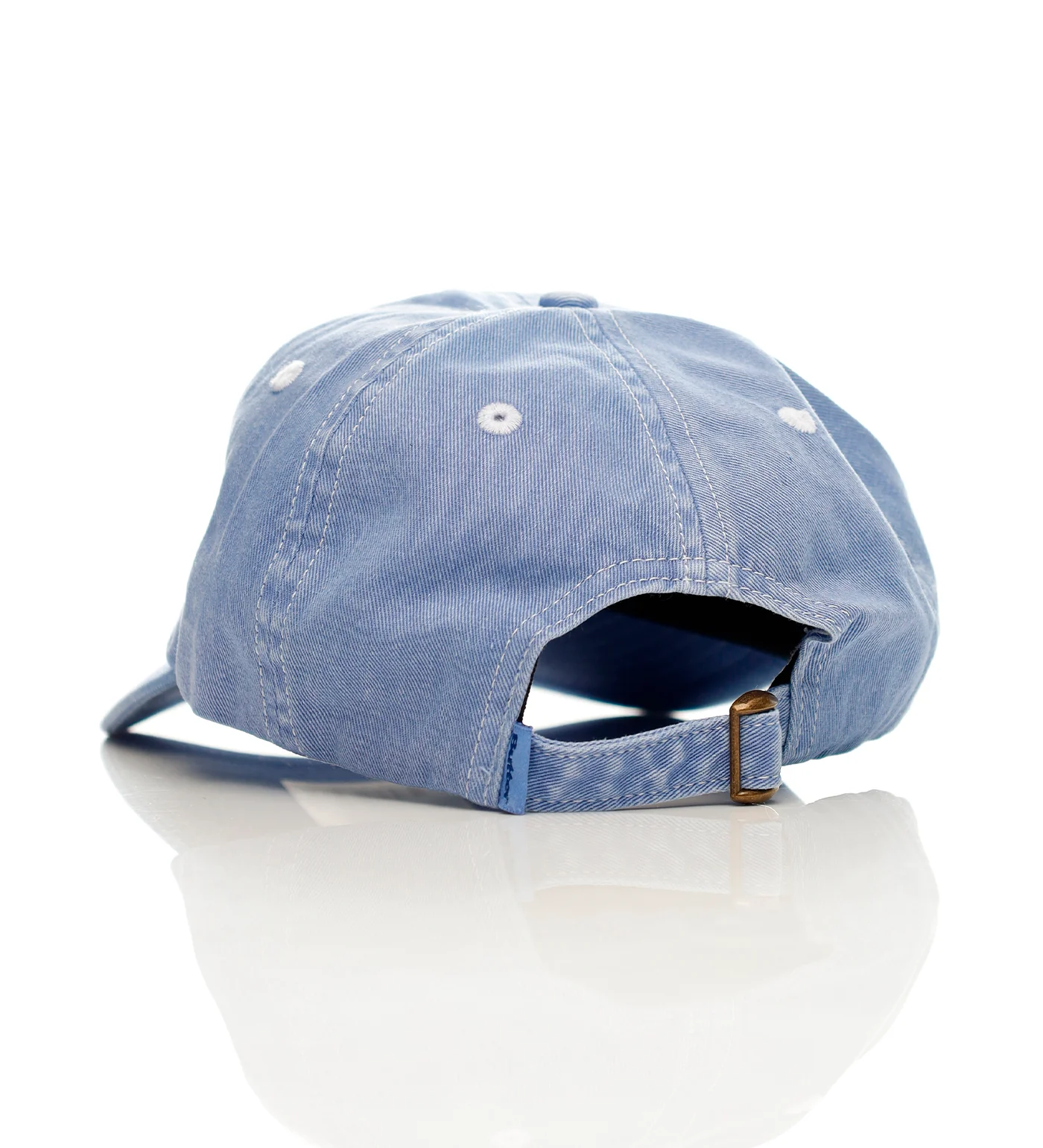 Rounded Logo Strapback, Washed Sky - Image 2