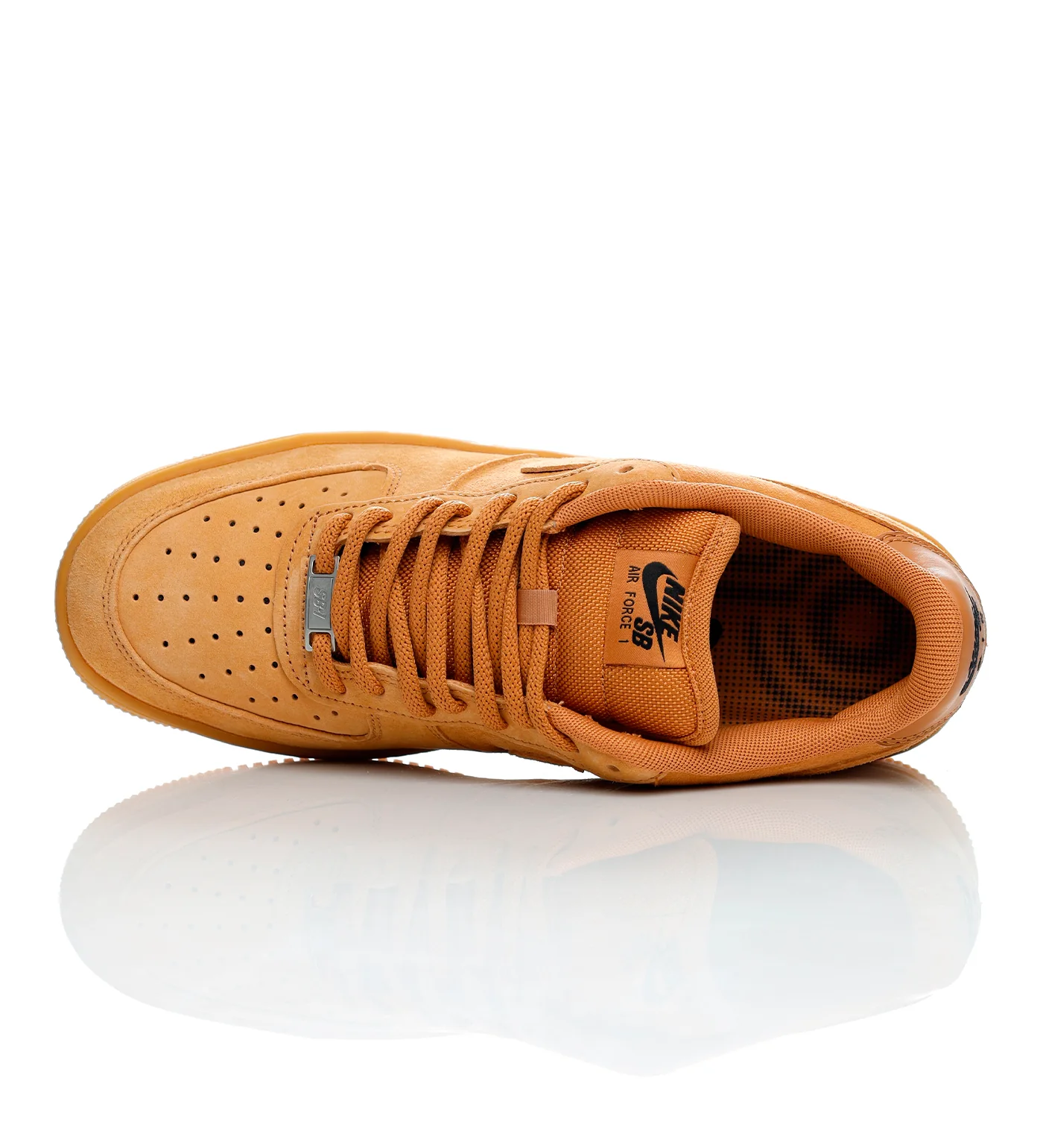 SB Air Force 1, Flax/Flax/Black - Image 4