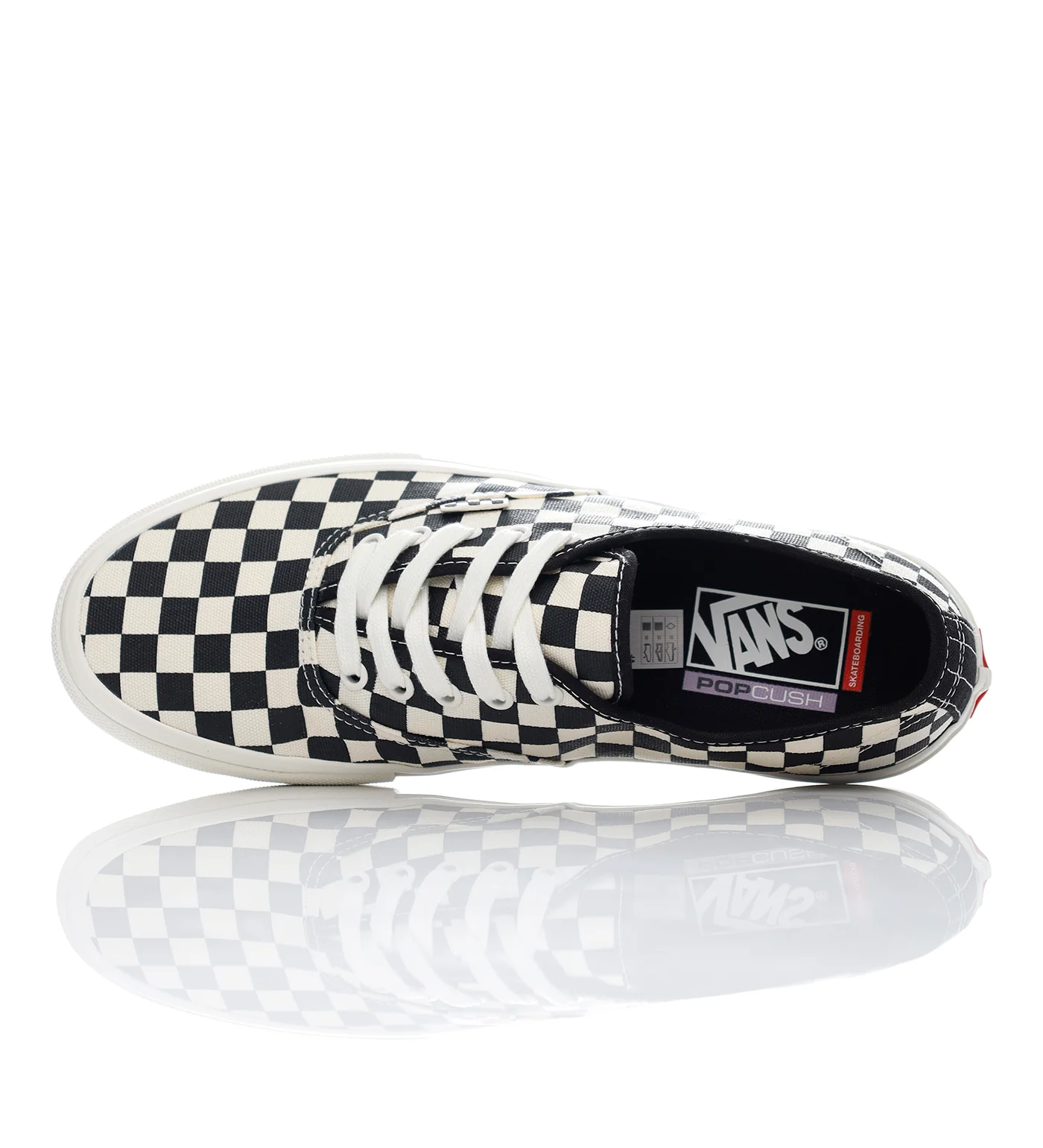 Skate Authentic Checkerboard, Marshmallow - Image 4