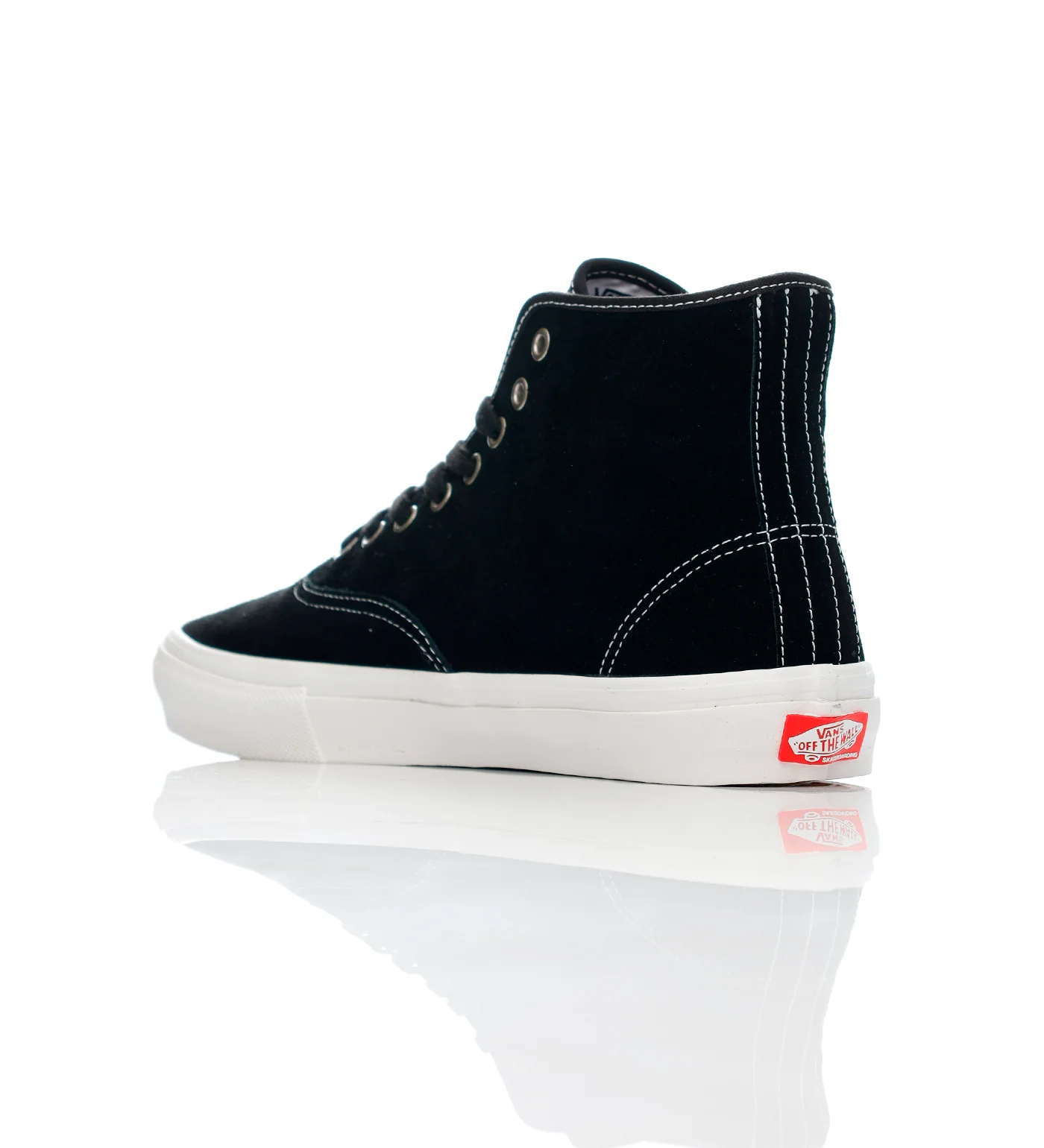 Skate Authentic High, Black Suede - Image 3