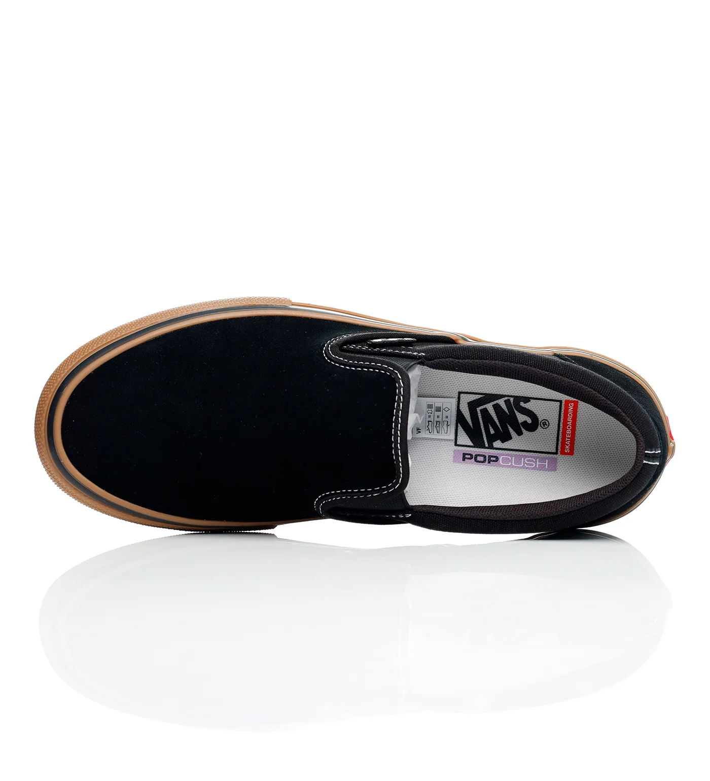 Skate Slip-On, Black/Gum/White - Image 4