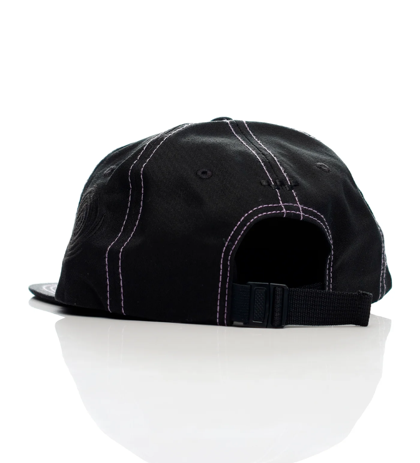 Skate Swirl Strapback, Black - Image 2