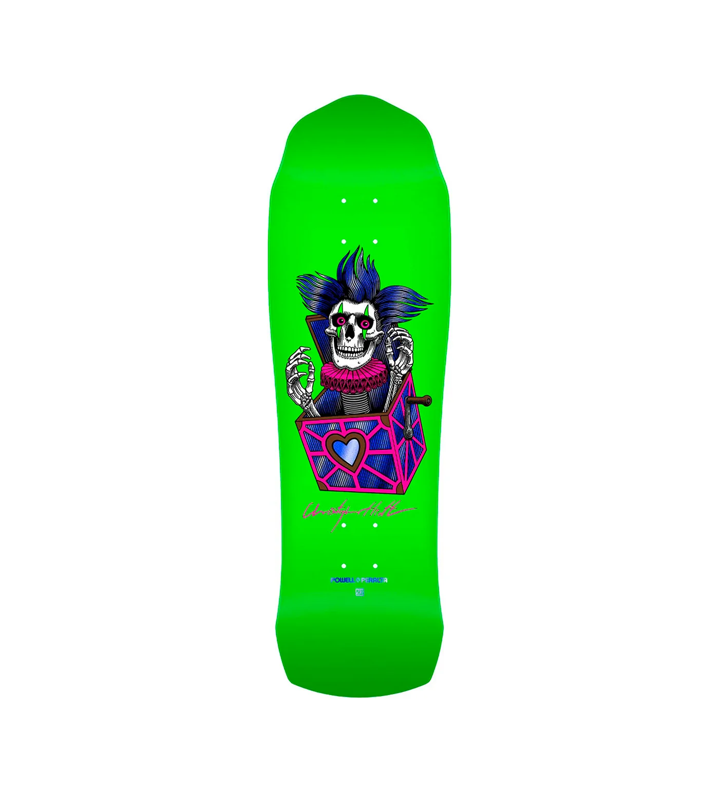 Skull - Chris Hiett, Neon Green
