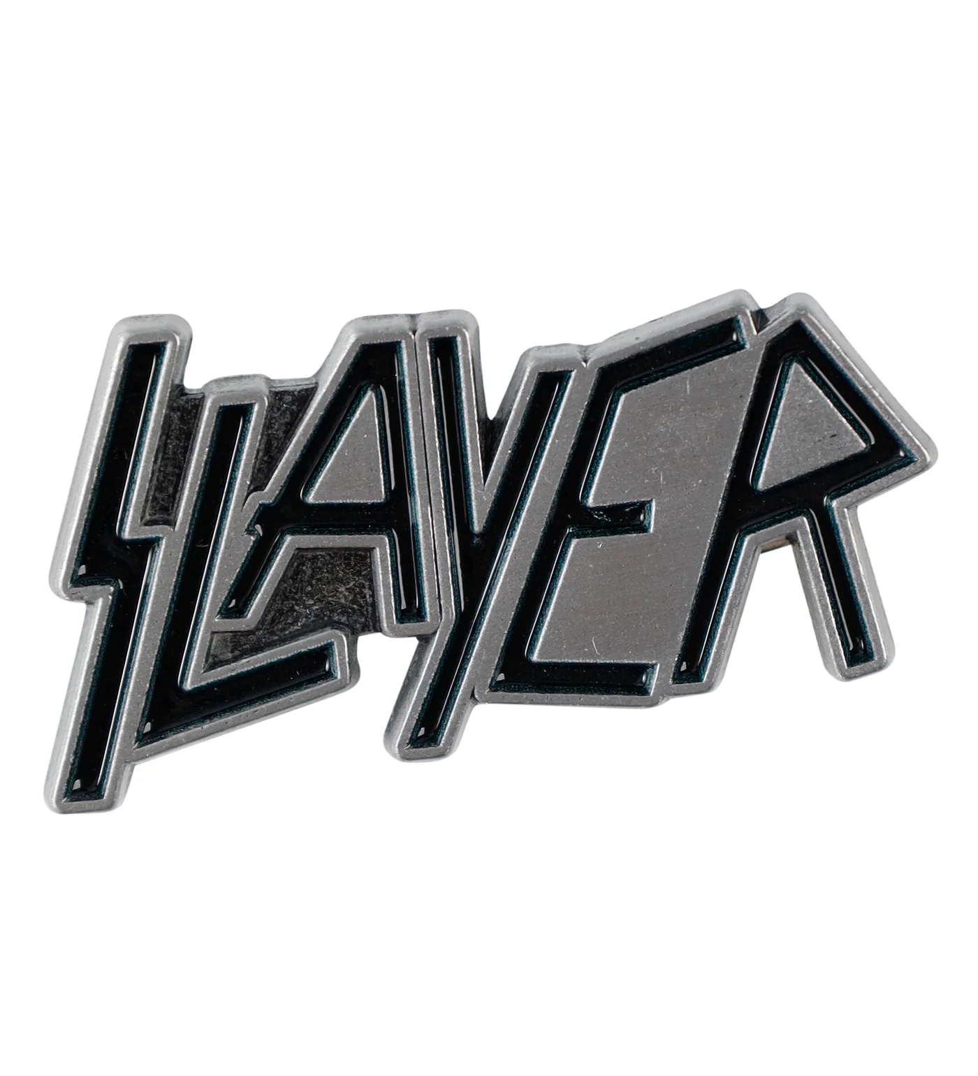 Slayer Logo, Pewter/Black