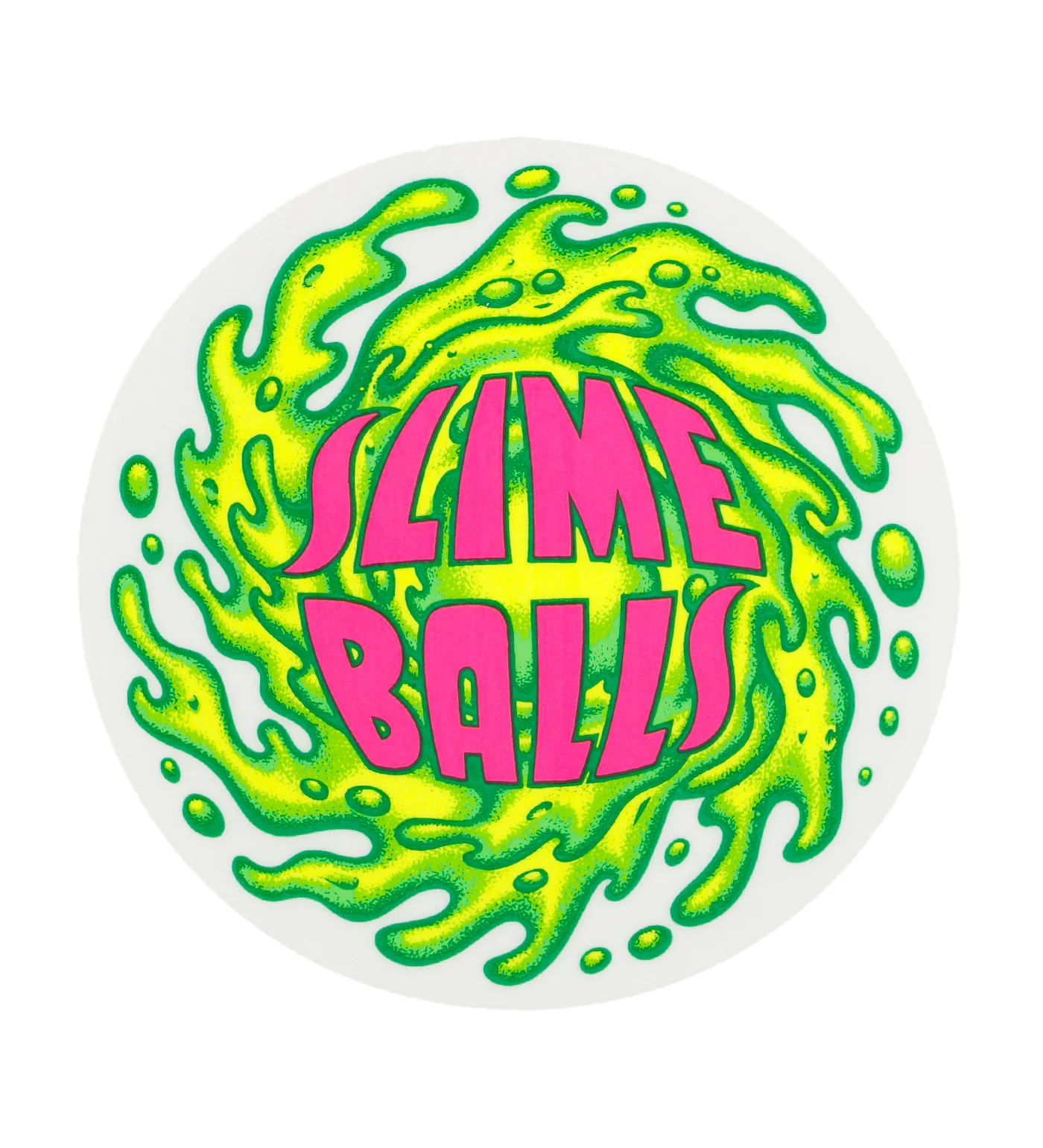 Slime Logo, Green/Pink/Transparent