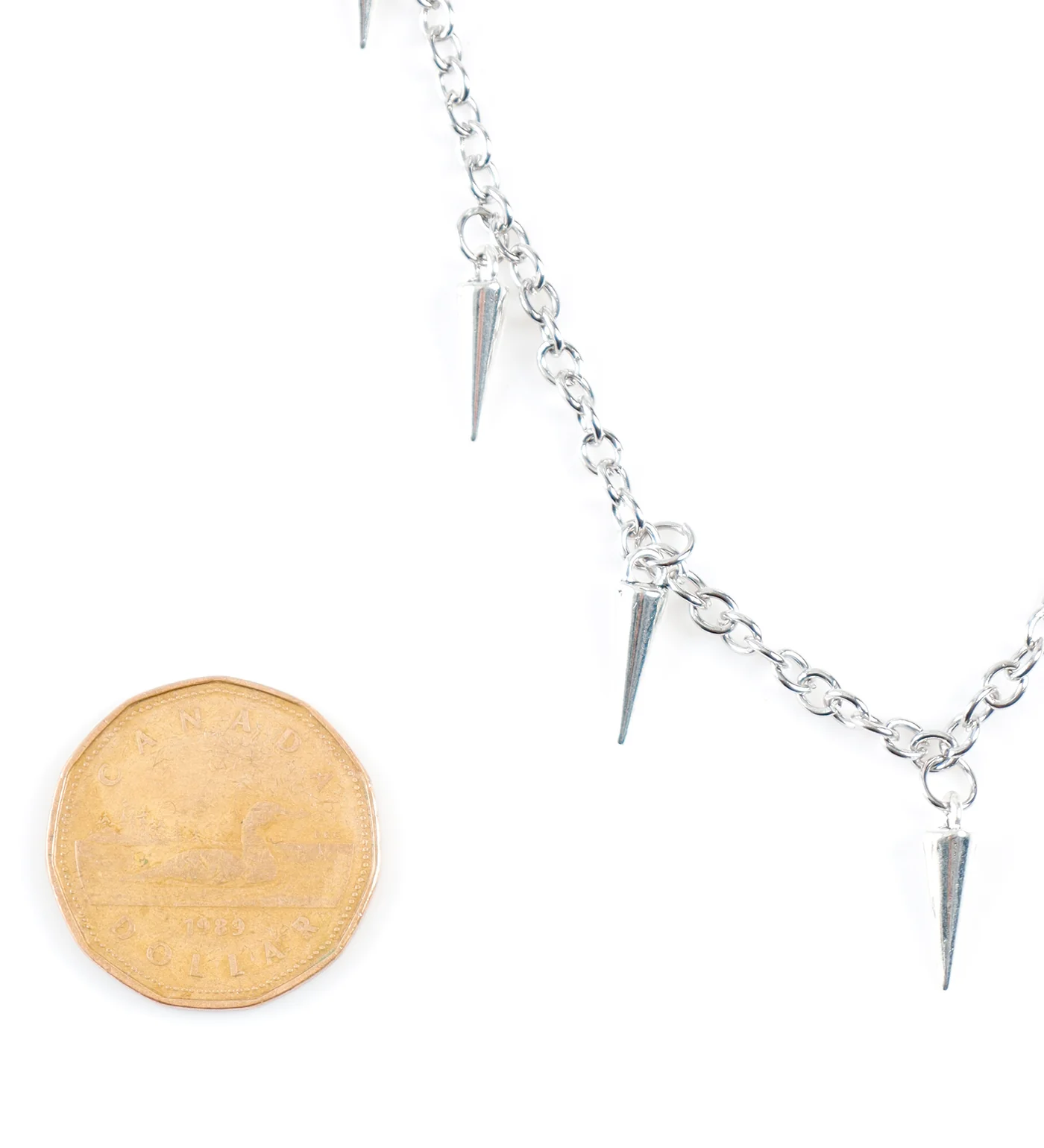 Small Spike Chain, Silver (2E) - Image 2