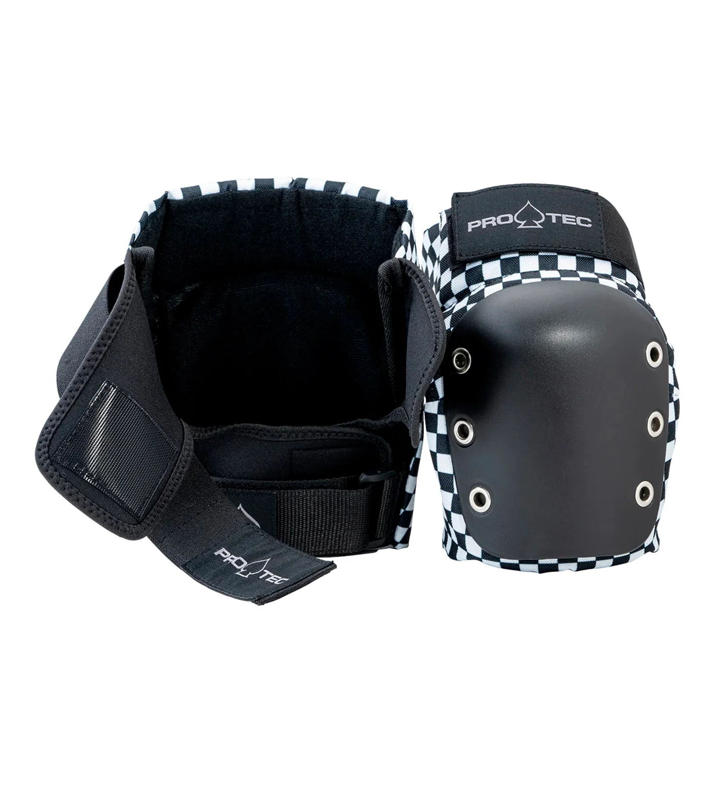Street Pad Set Adult 3-Pack, Black Checkered - Image 2