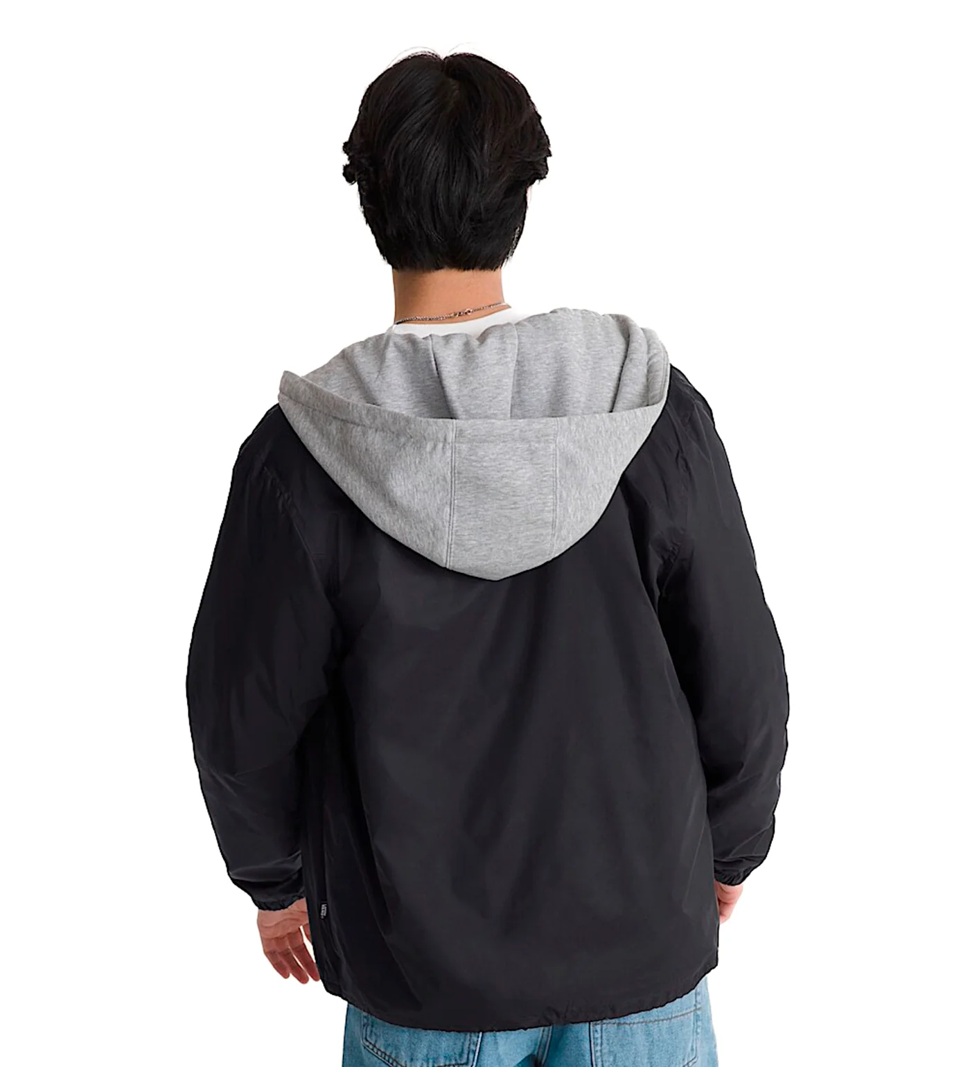 Torrey Hooded Coaches Jacket, Black - Image 4