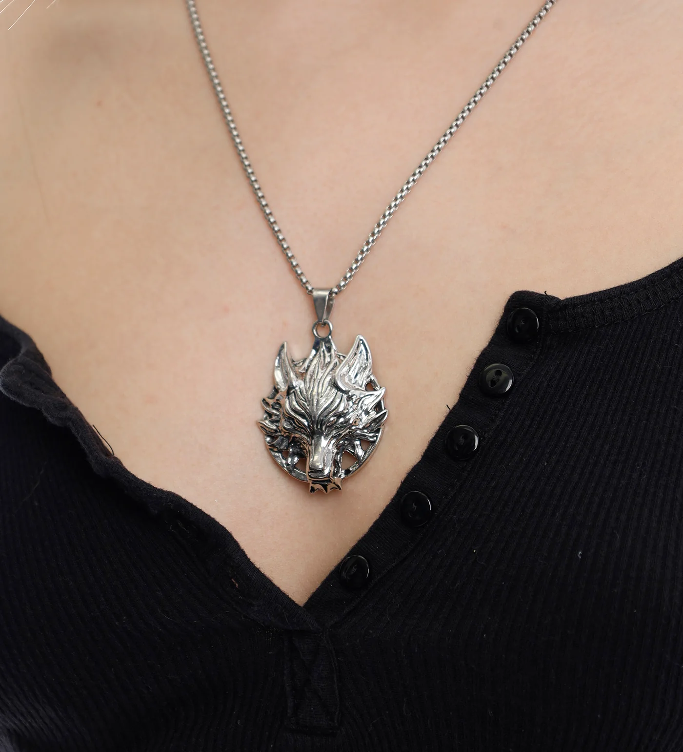 Wolf Head, Silver(2E) - Image 5