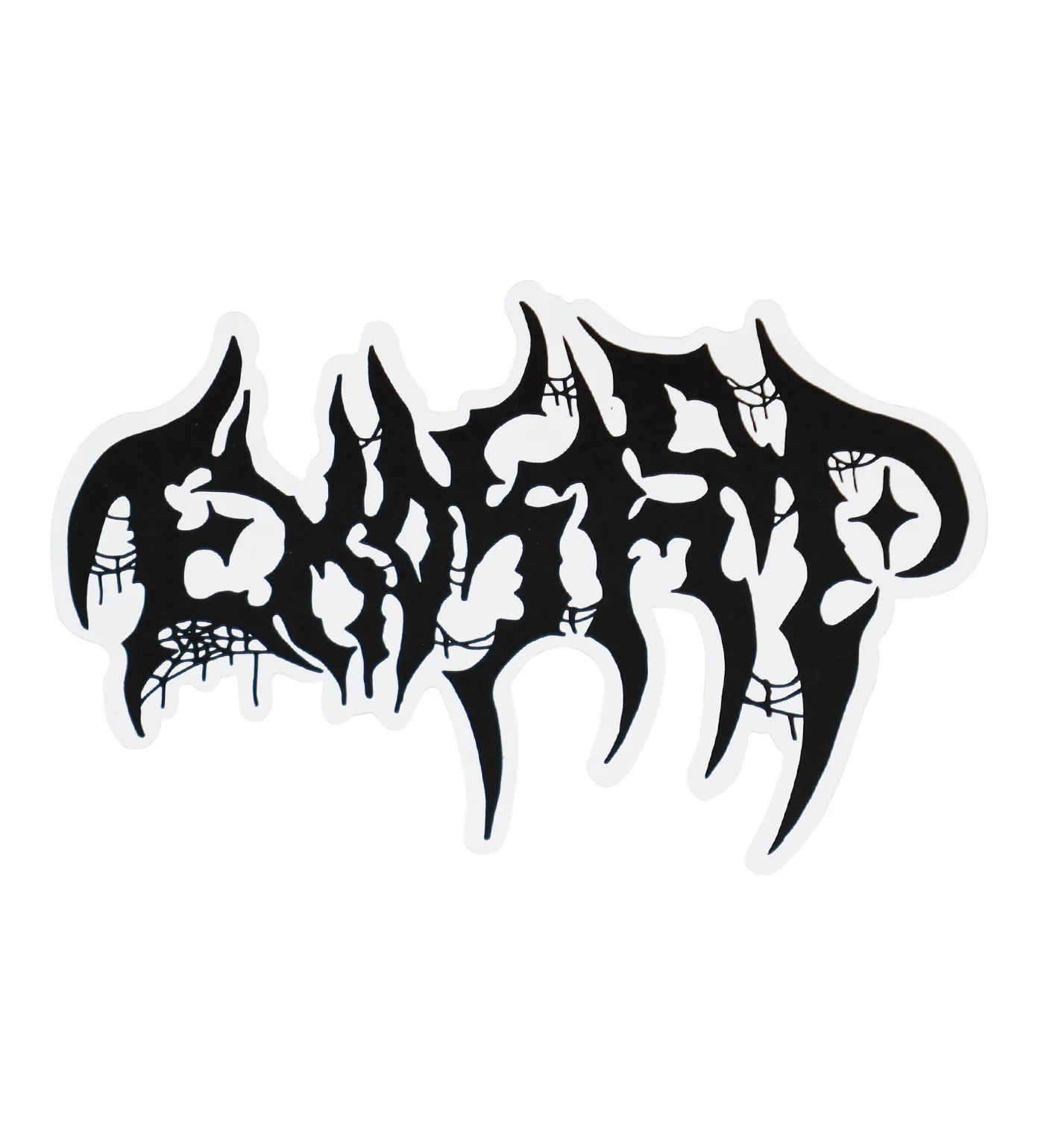 Worship Script Cut-Out (I), Black/White
