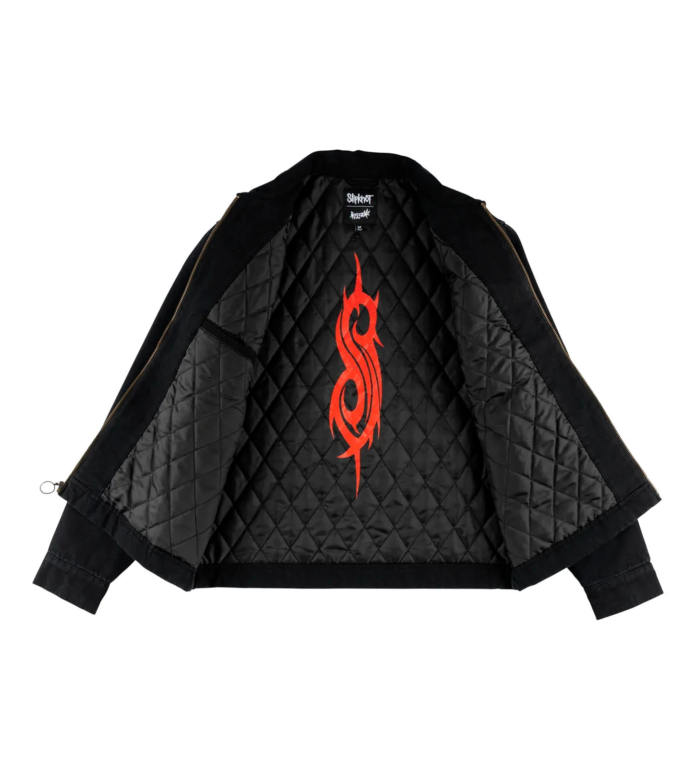 x Slipknot Self-Titled Custom Printed Canvas Jacket, Black - Image 3